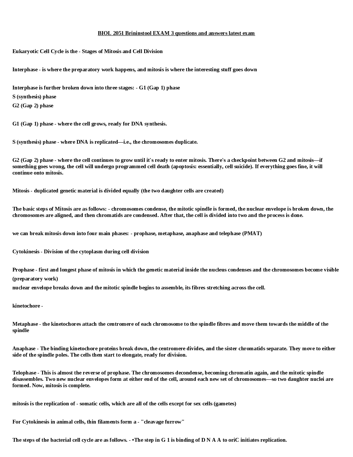 Preview image for BIOL 2051 Brininstool EXAM_3_questions_and_answers_latest_exam.docx (2)
