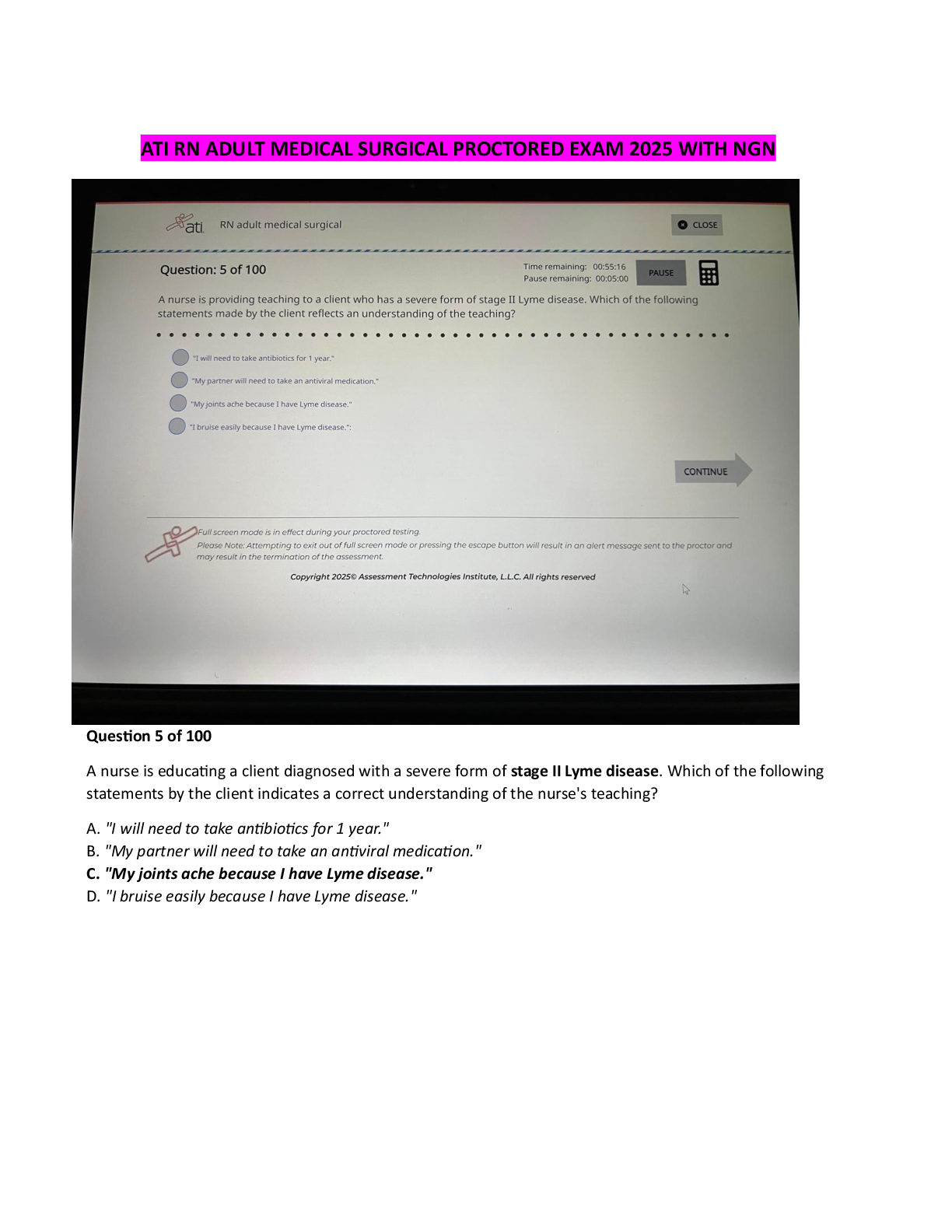 Preview image for RN Adult Medical Surgical