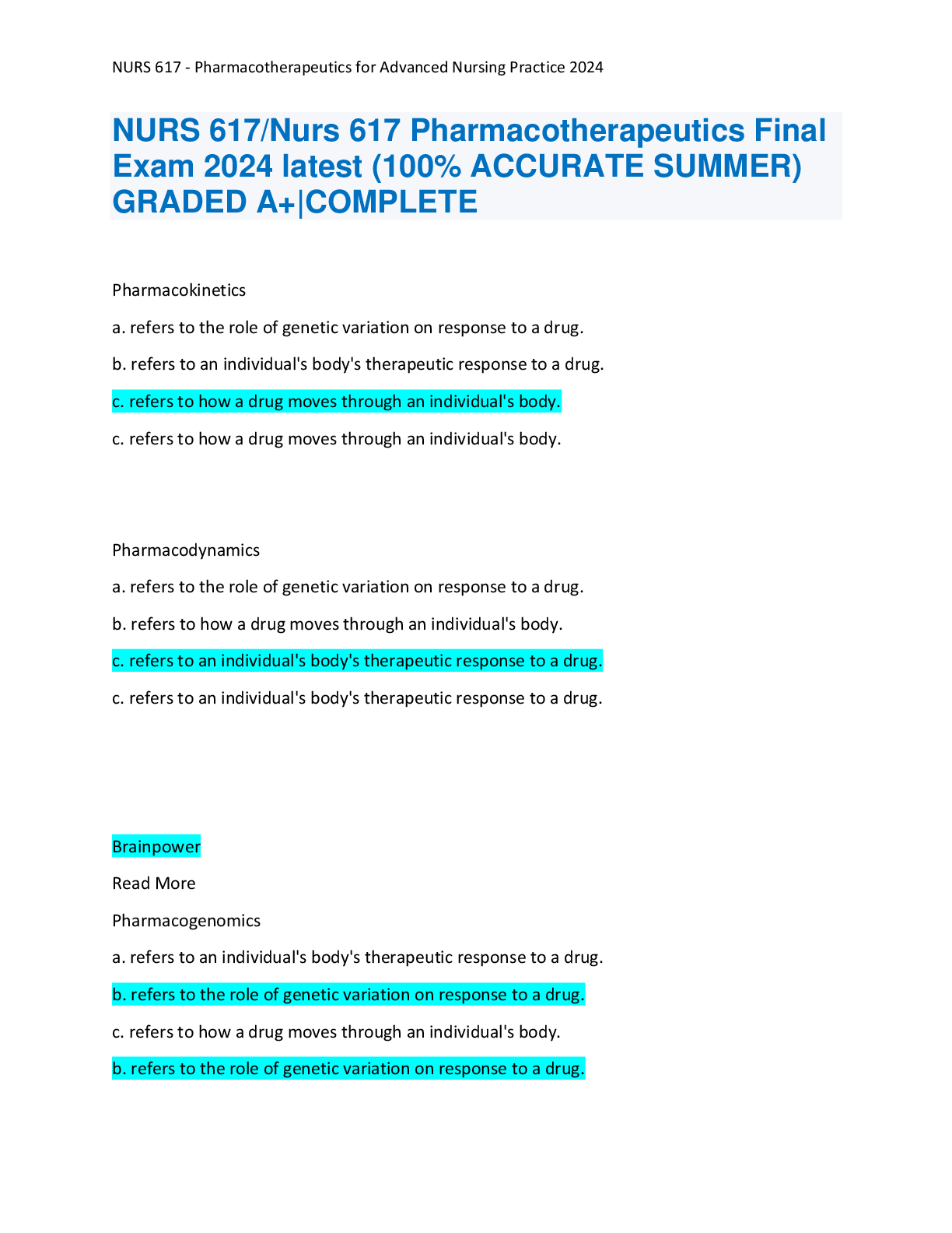 Preview image for 20240401173807 660af0ff760c4 nurs 617_nurs_617_pharmacotherapeutics_final_exam_2024_latest__100__acc