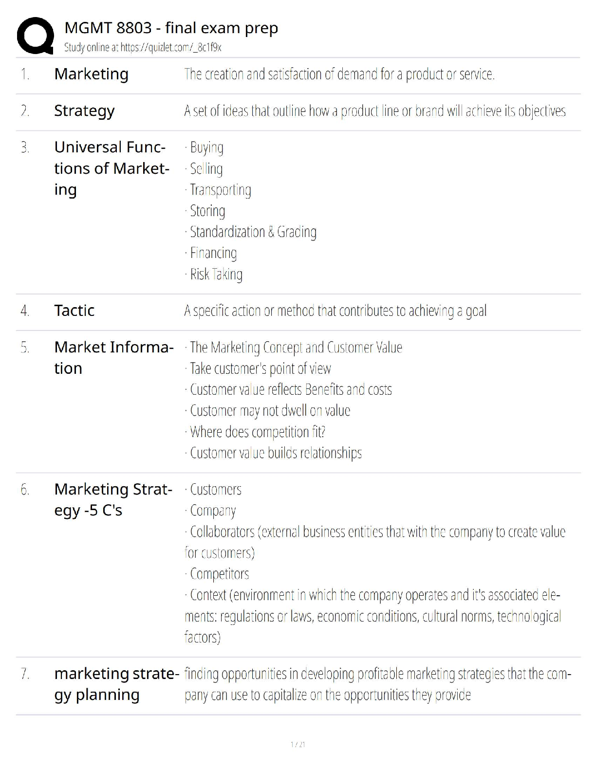 Preview image for MGMT 8803 - final exam prep-0