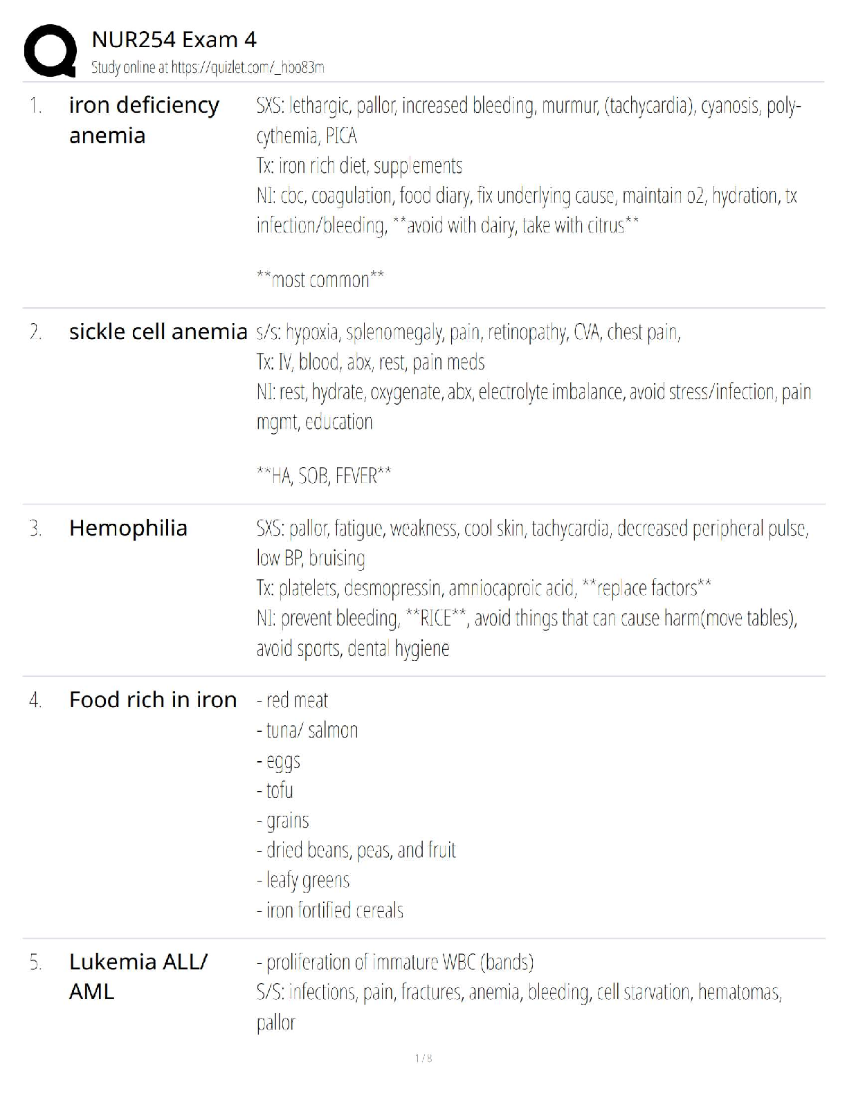 Preview image for NUR 254 Exam 4 Study Guide: Score 100% with Correct Answers – Updated 2025/2026 Version