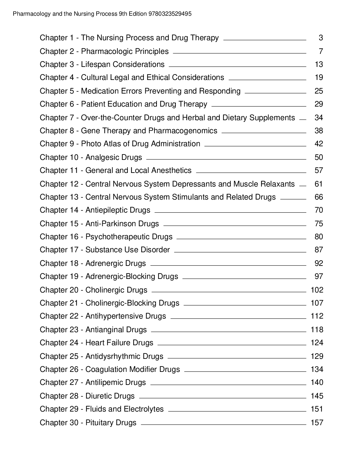 Preview image of RN Pharmacology TestBank document