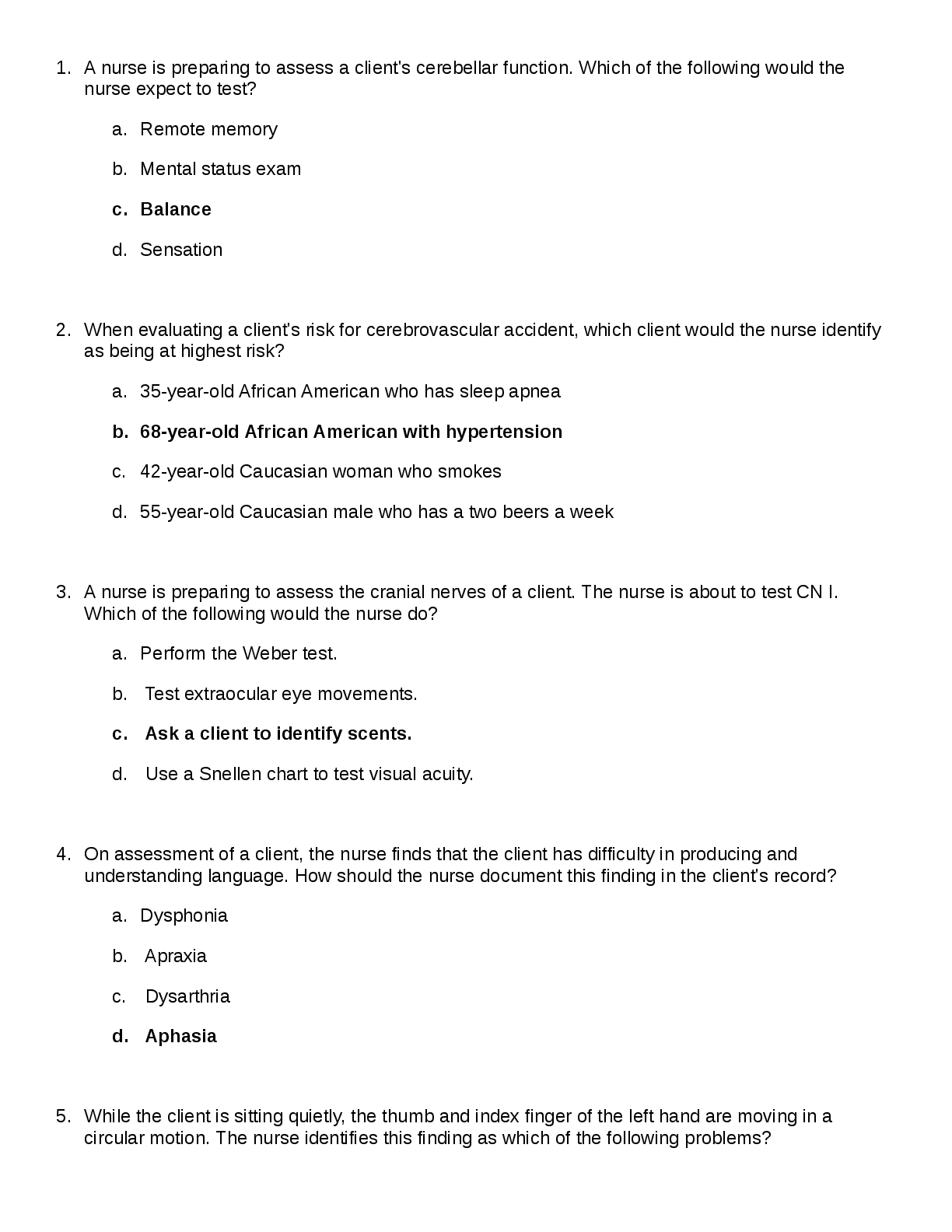 Preview image for NUR 3980 EXAM QUESTIONS AND ANSWERS