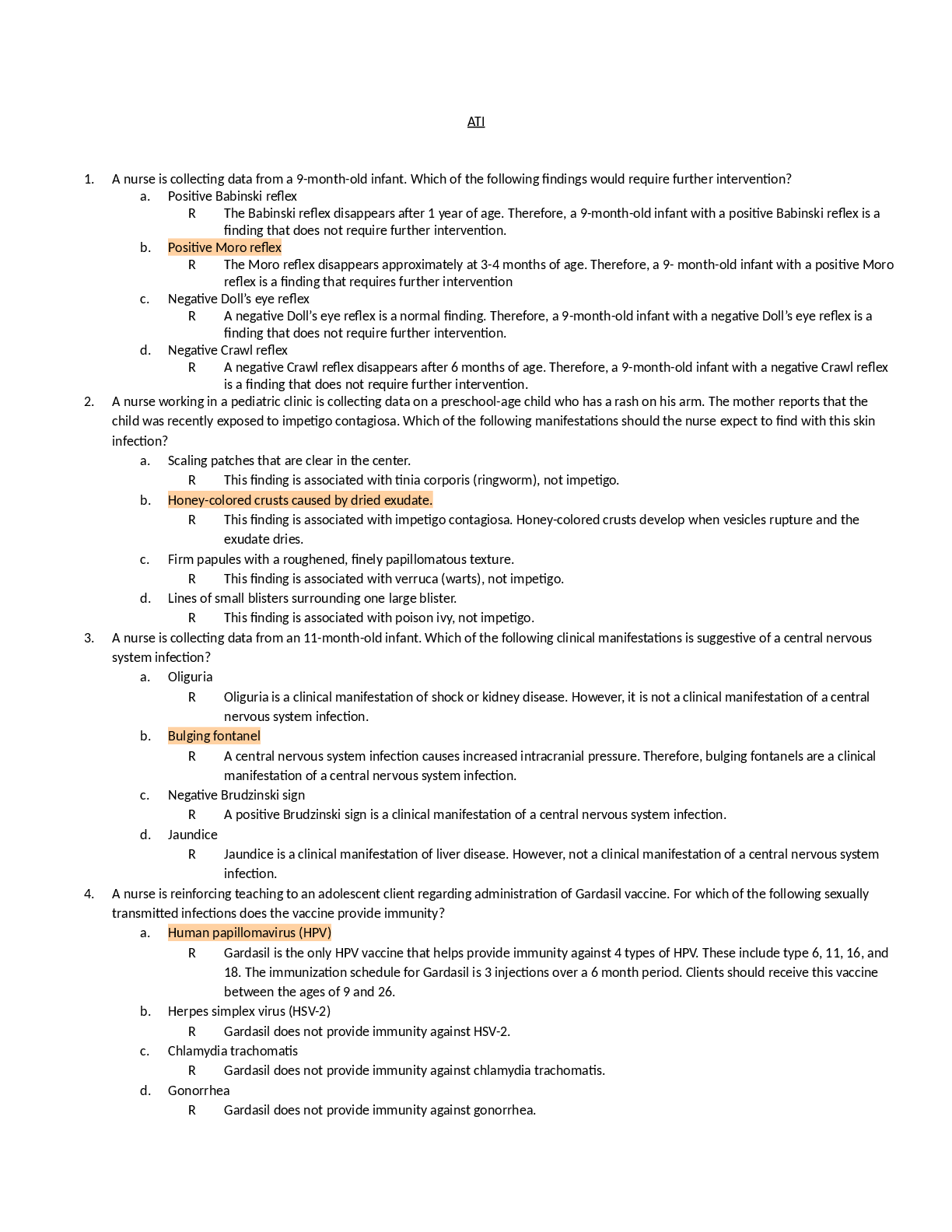 Preview image for 1600_Quiz_5_Paediatric Practice_Questions_With_Rationales_