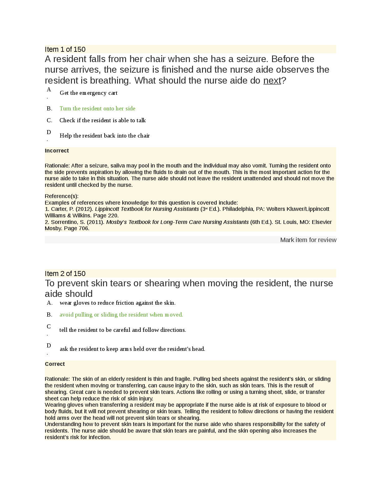 Preview image for Nurse Aide Test Preparation
