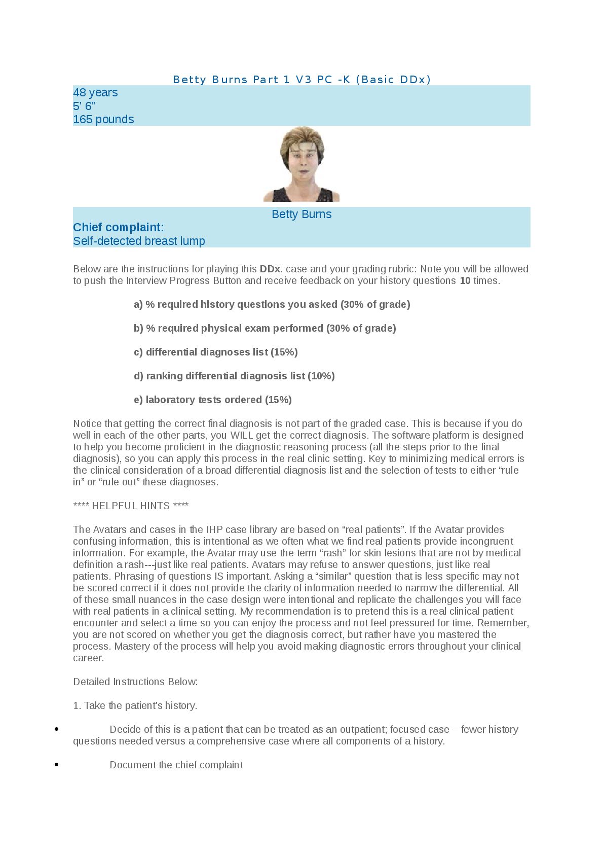 Preview image for iHUMAN Betty Burns Part 1 V3 PC -K