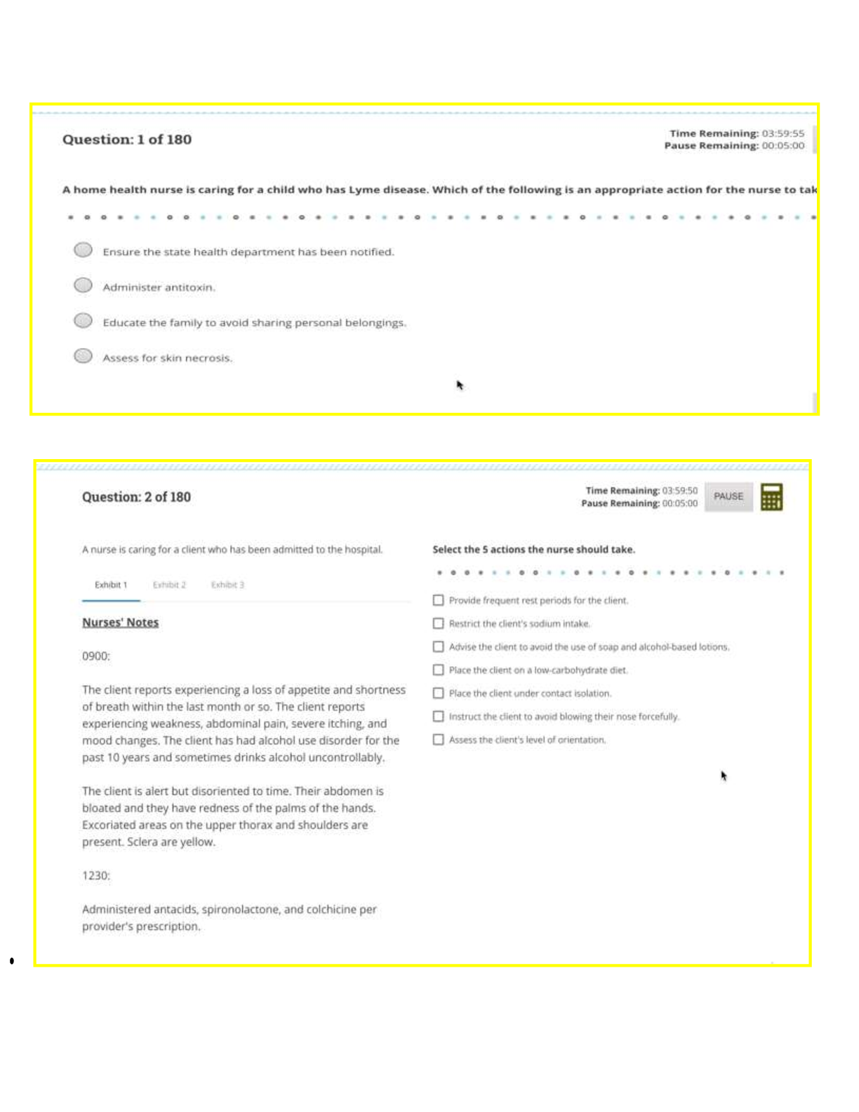 Preview image for NCLEX-RN EXAMINATION 2023 WITH NGN AND ANSWERS
