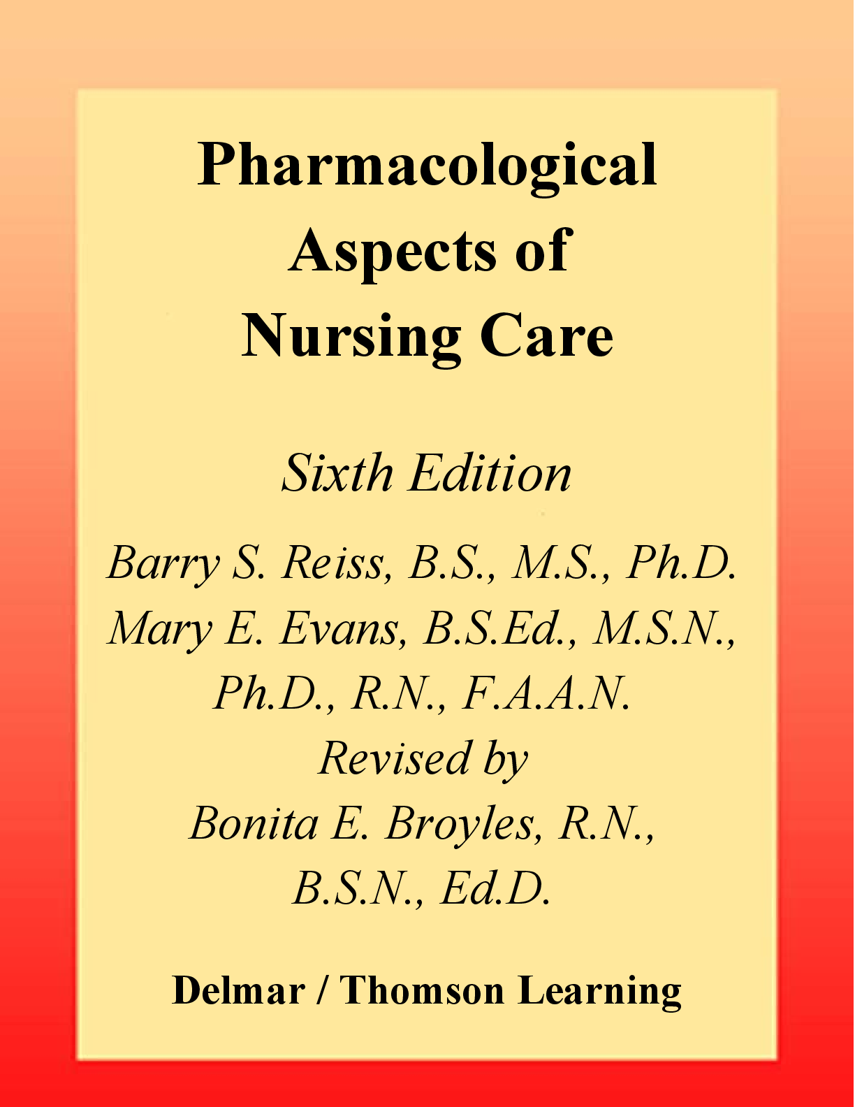 Preview image for Pharmacological Aspects of Nursing Care ( PDFDrive )