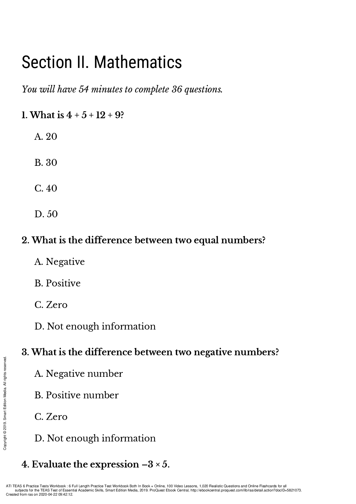 Preview image of ATI_TEAS_6_Practice_Tests_Workbook_6_Full_Length_P document