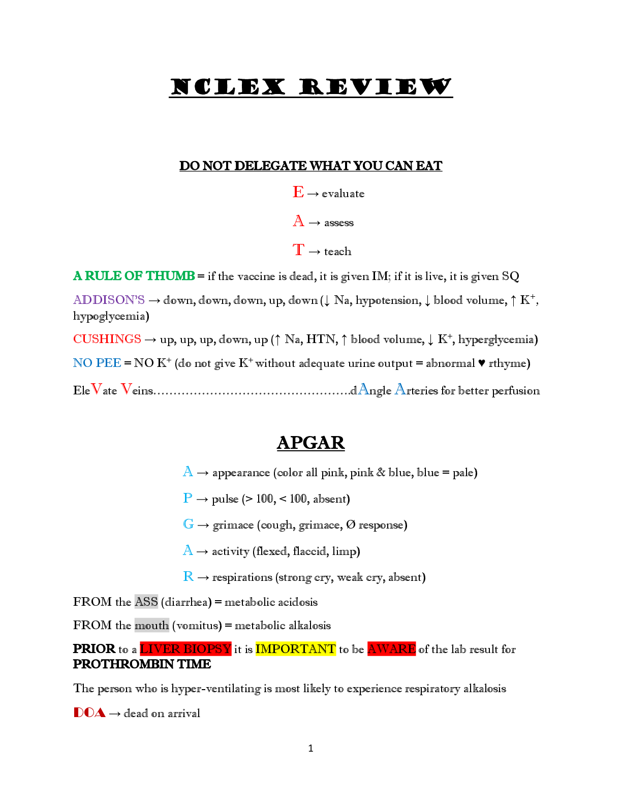 Preview image for NCLEX REVIEW