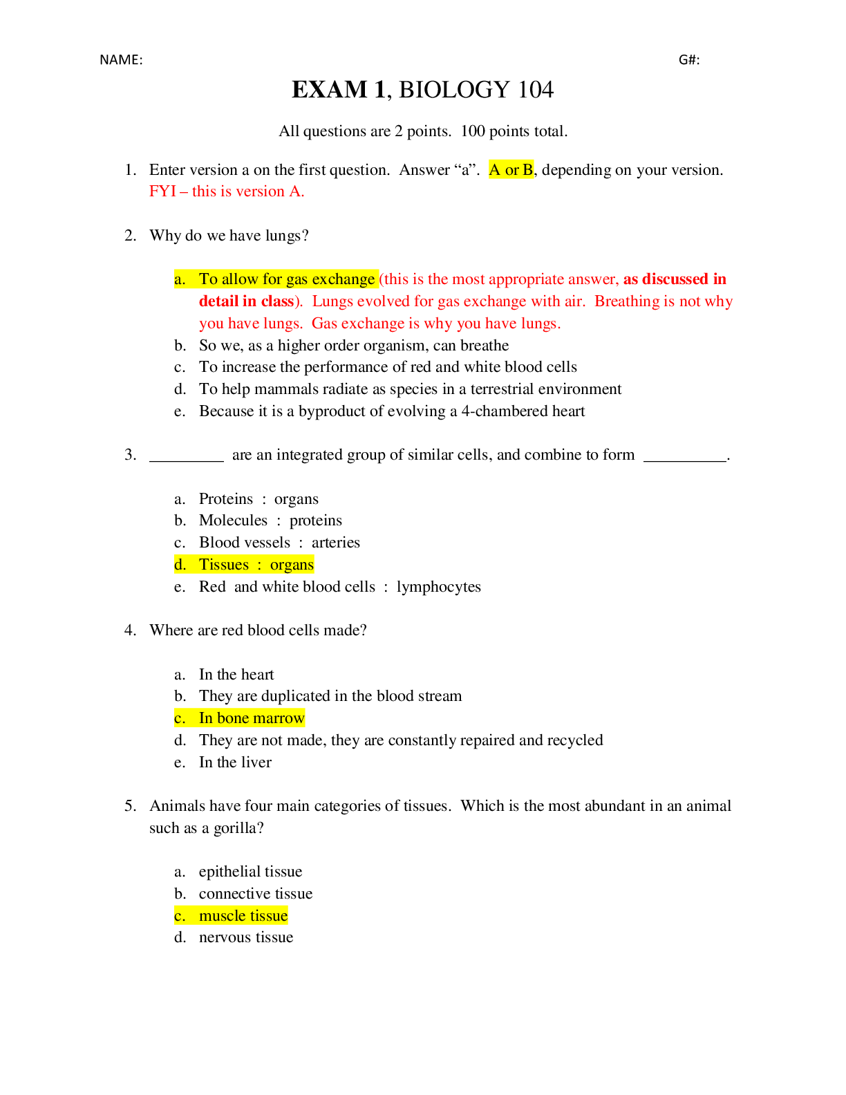 Preview image of BIOL_104_Exam_1_ANSWER_KEY document