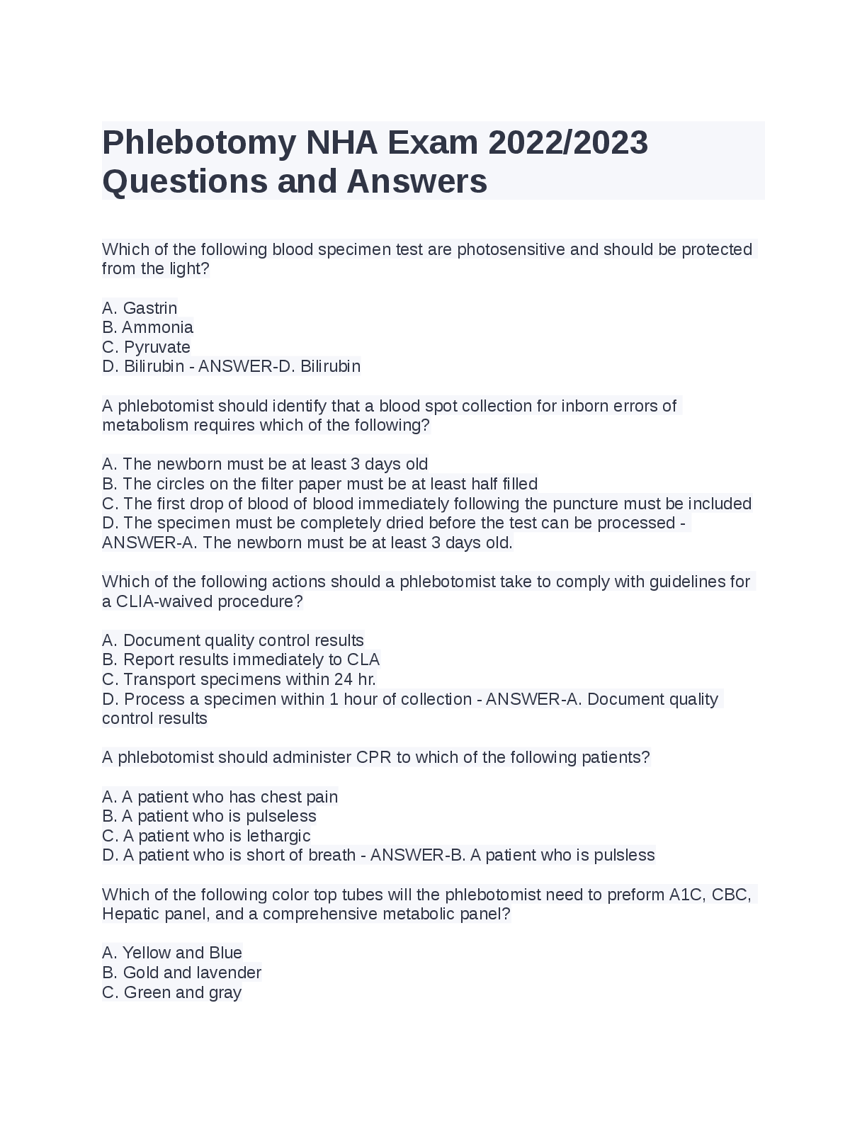 Preview image for Phlebotomy_NHA_Exam_2022_b