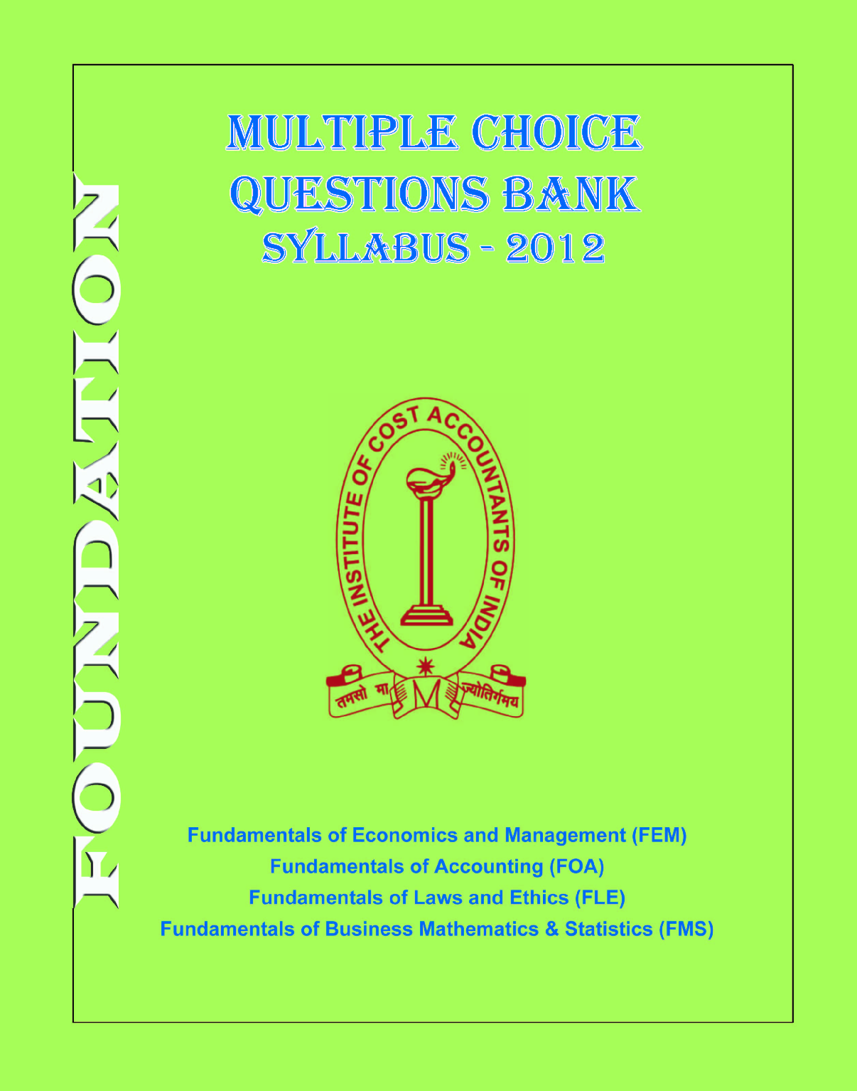 Preview image of Foundation-Mcq-2012 document