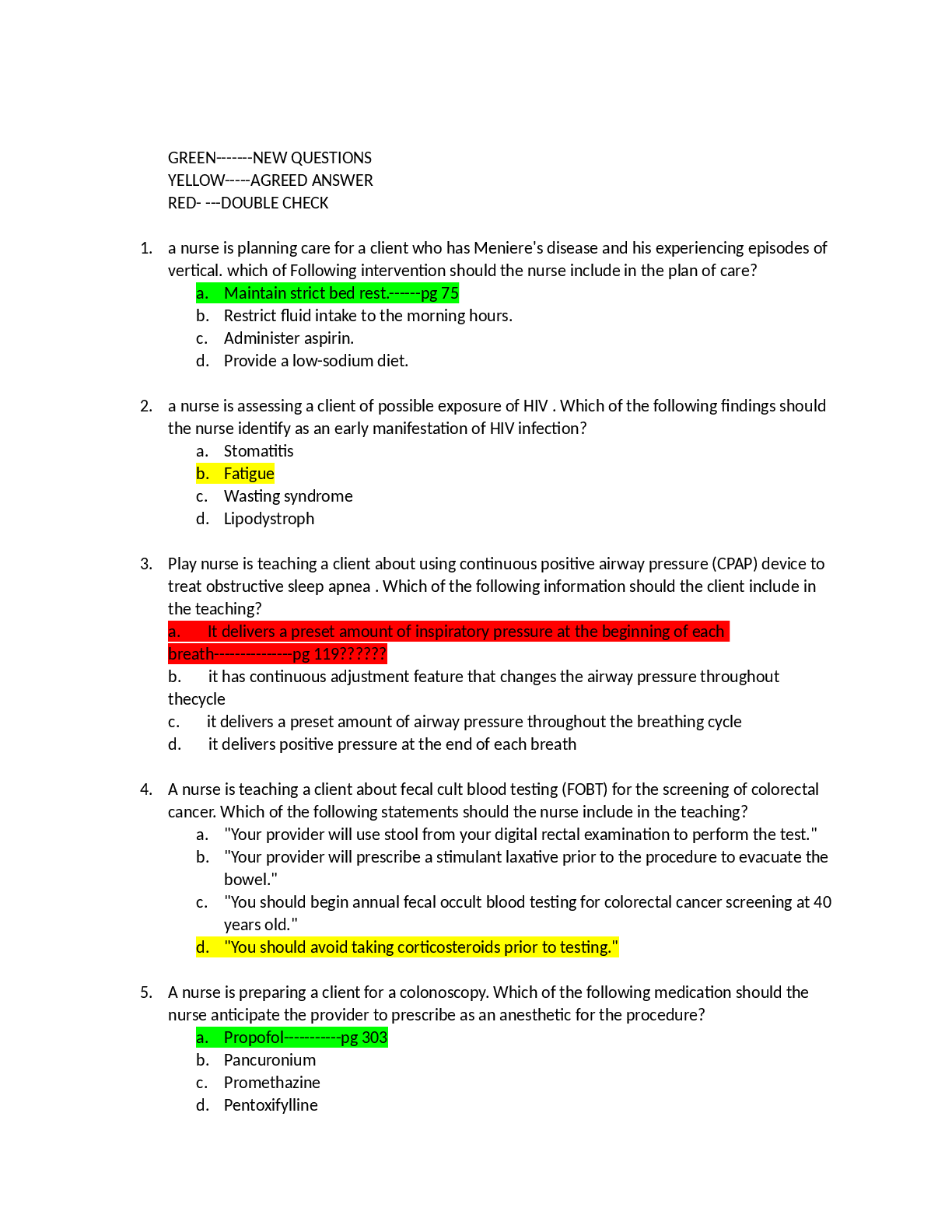 Preview image for ATI CAP-MED SURG-ASSESSMENT 2 QUESTIONS AND ANSWERS 2023