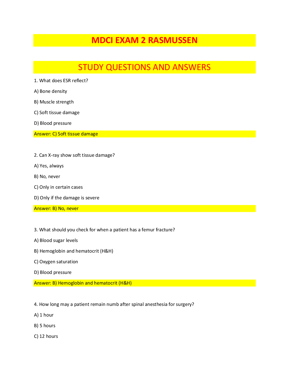 Preview image for MDCI EXAM 2 RASMUSSEN