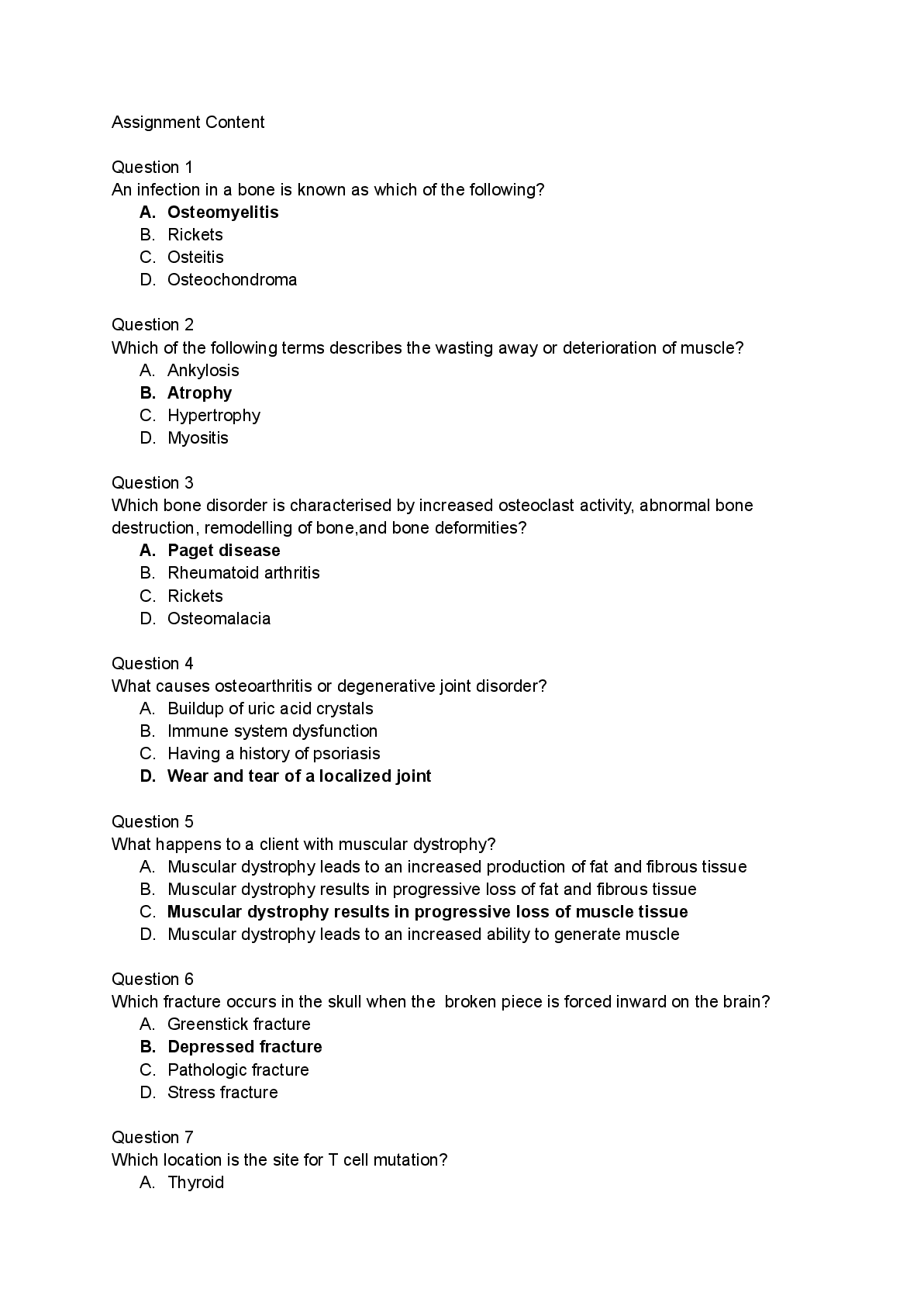 Preview image for NUR 2063 Essentials of Pathophysiology Exam 2024 Latest