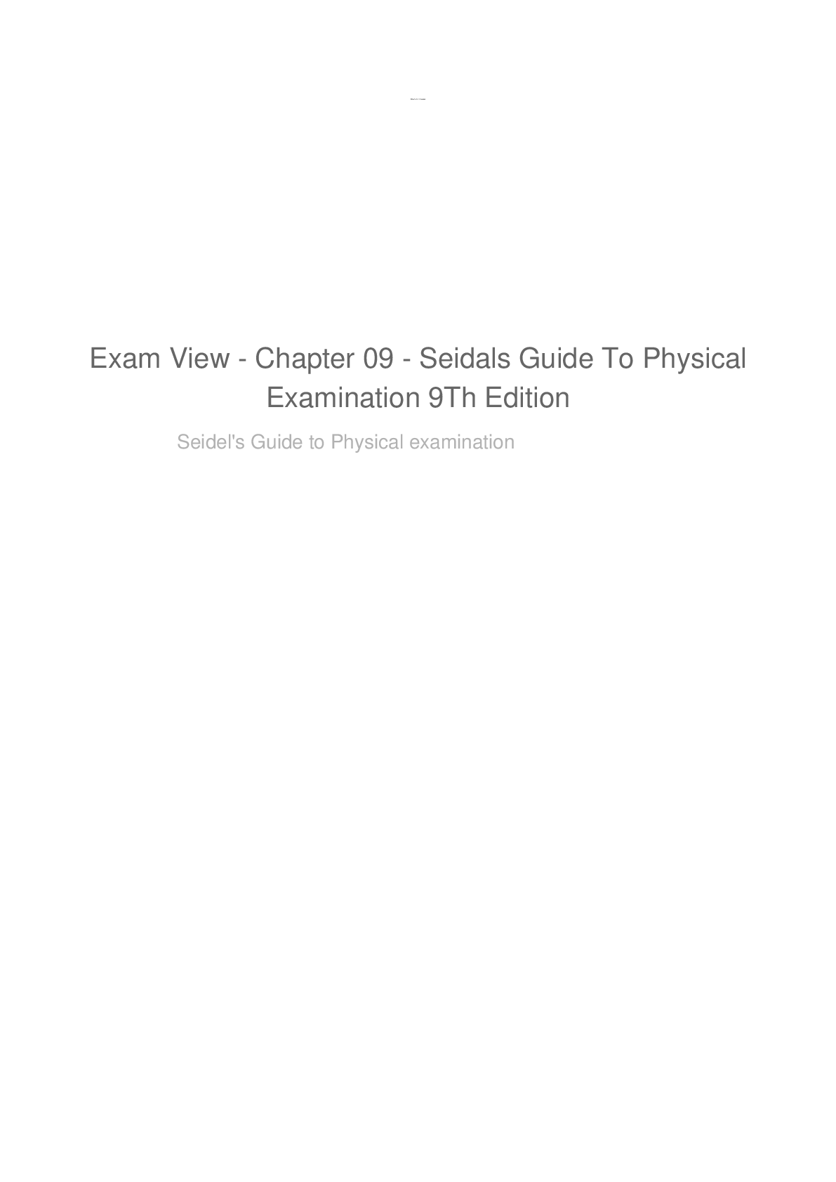 Preview image for Test Bank Chapter 9