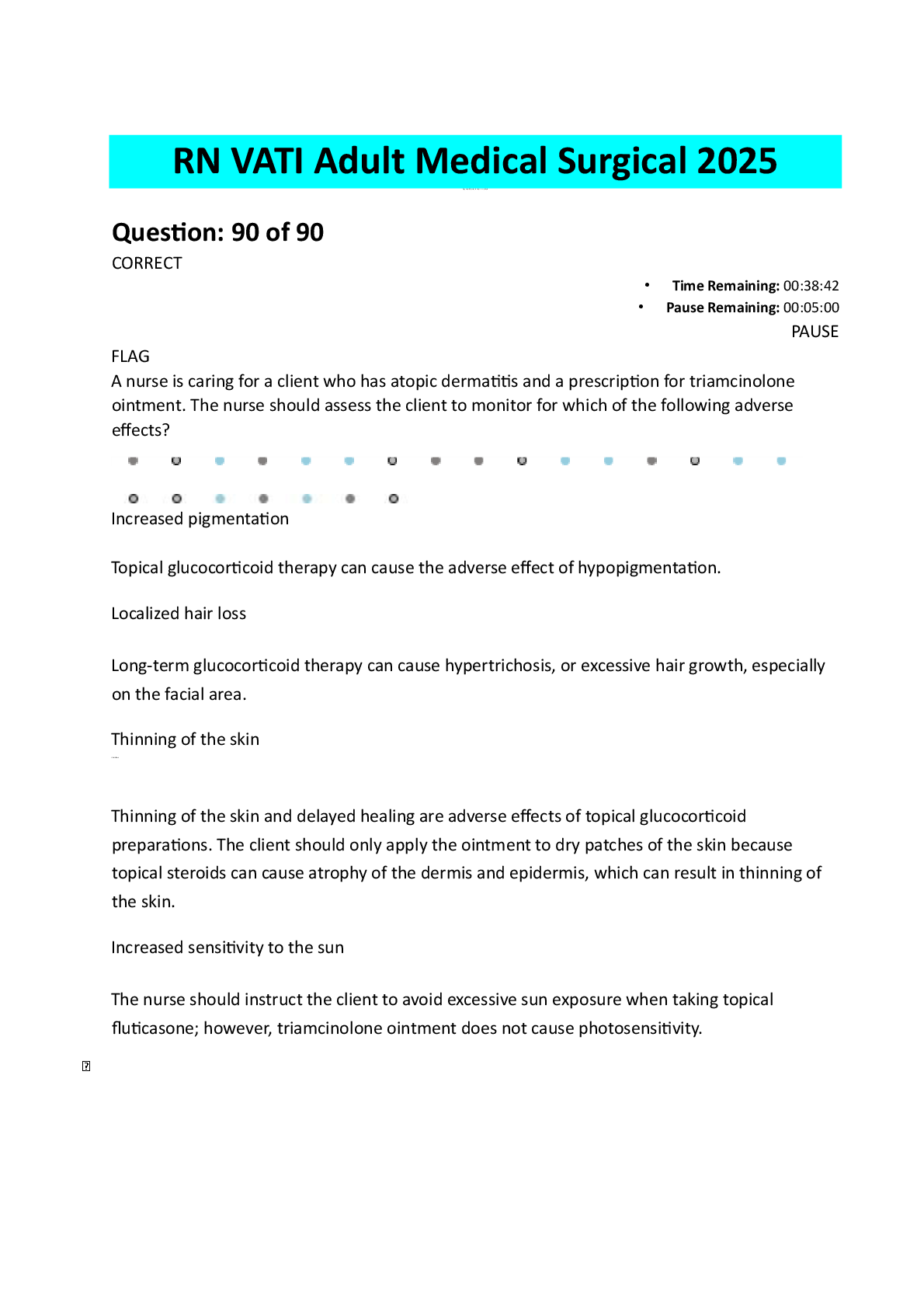 Preview image for RN Adult Medical Surgical Comprehensive Exam Study Guide