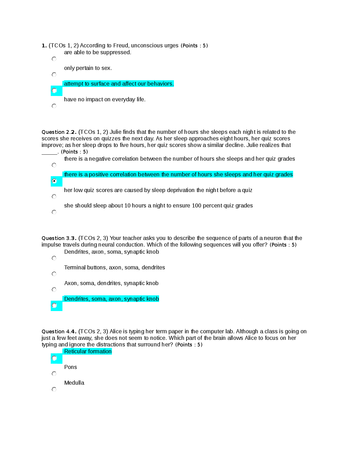 Preview image of Psyc 110 Final Exam document