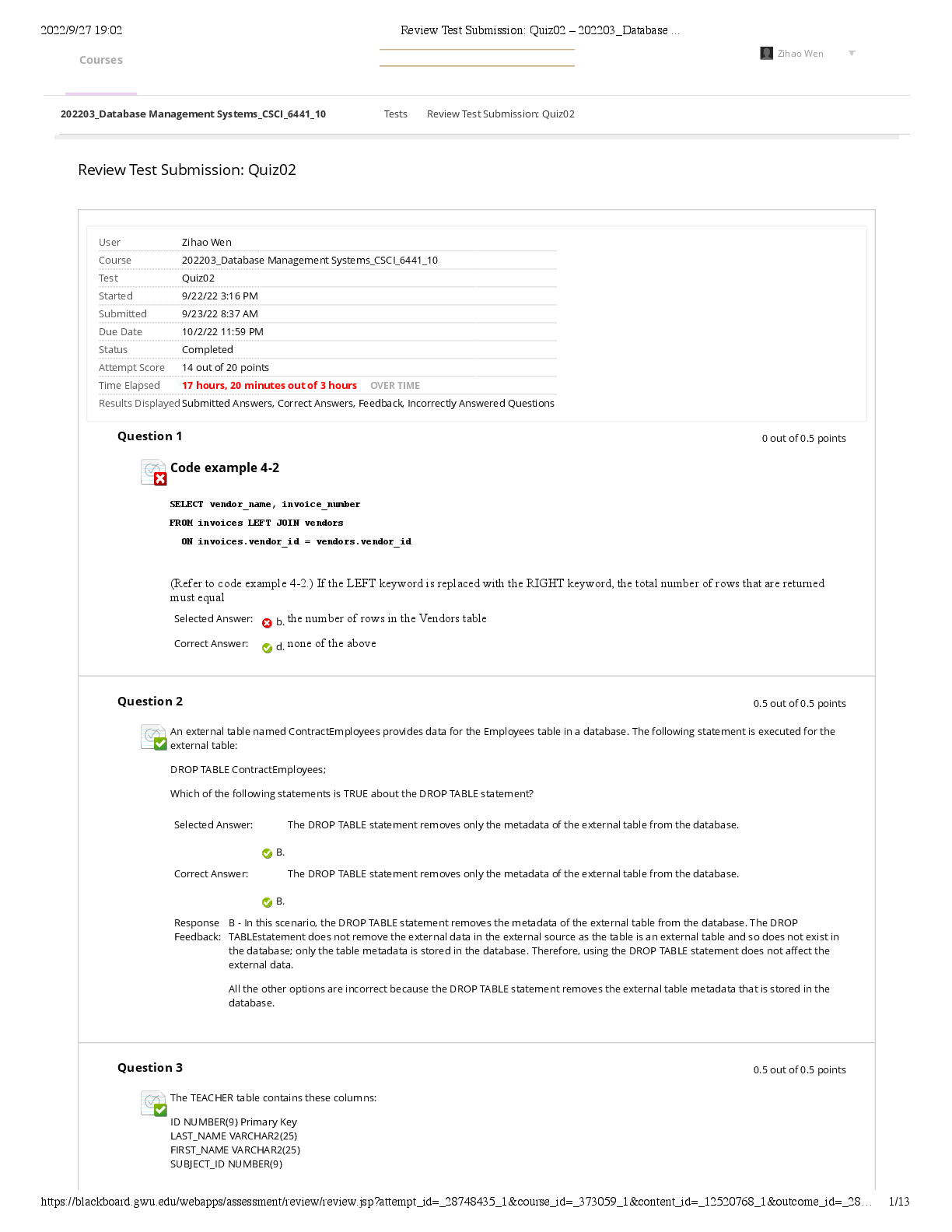 Preview image for CSCI 6441 Database Management Systems Quizbank (1)