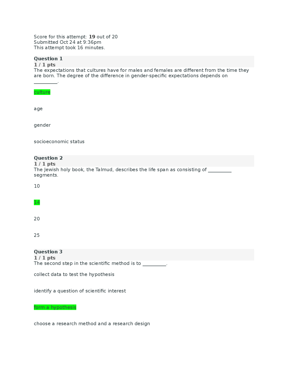 Preview image for PSY 605 Developmental Psychology Quiz (1)