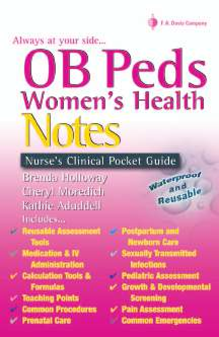 Preview image for Ob-Peds-Womens-Health-Nurses-Clinical-Pocket-Guide-Series