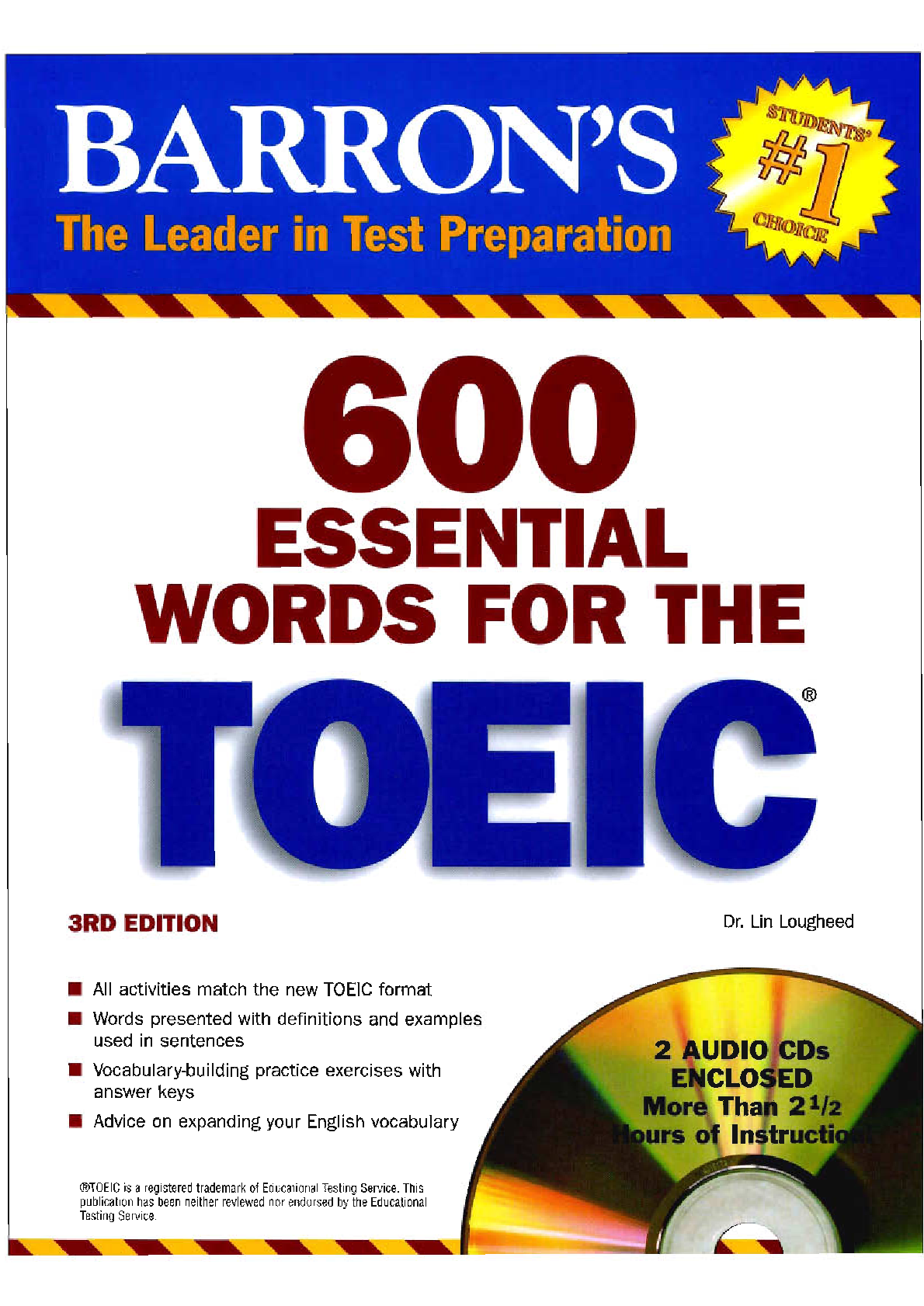 Preview image for [Ebook][pdf] 600 Essential Words for the TOEIC 3rd edition by Lougheed Ed.D. Lin