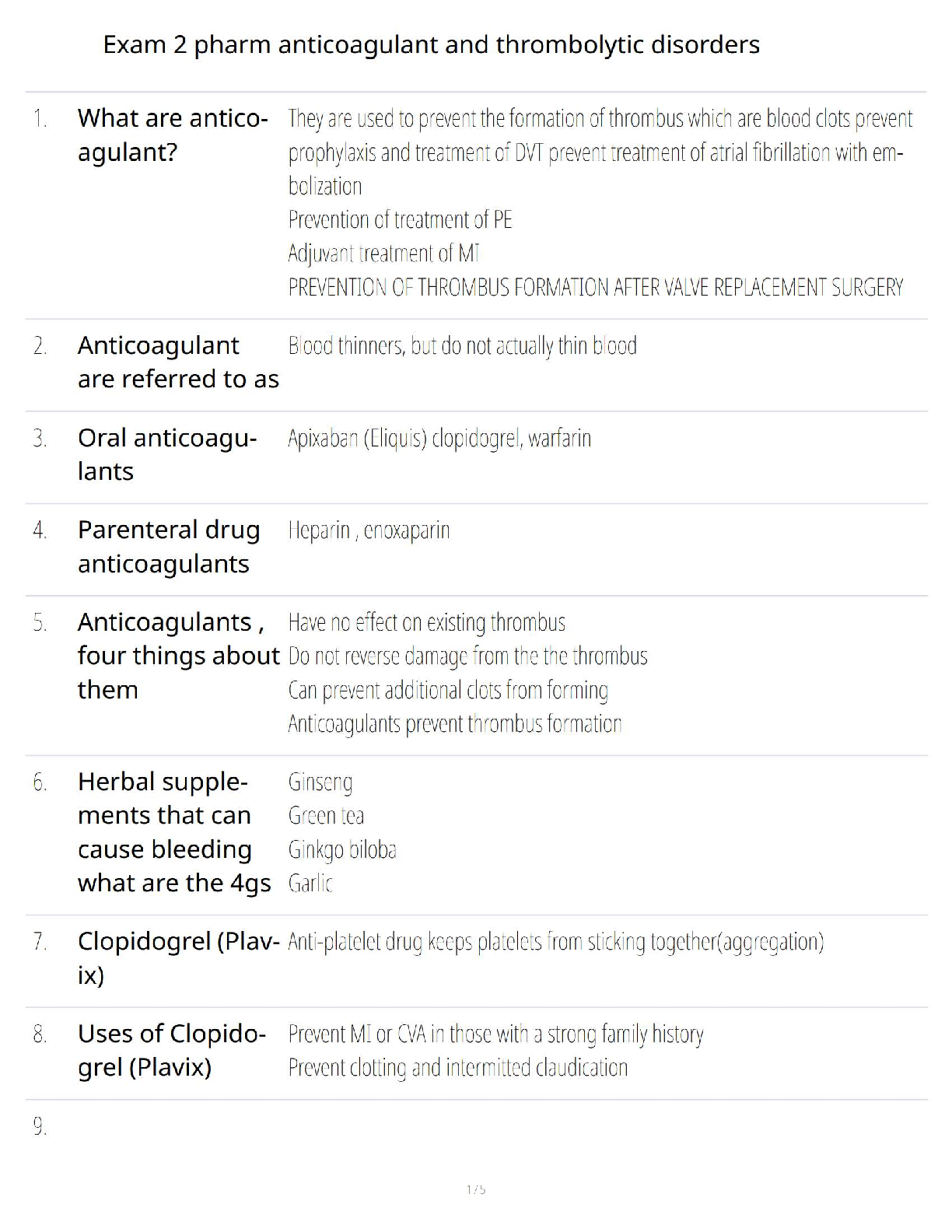 Preview image for Pharmacology Exam 2: Antihyperlipidemic Agent