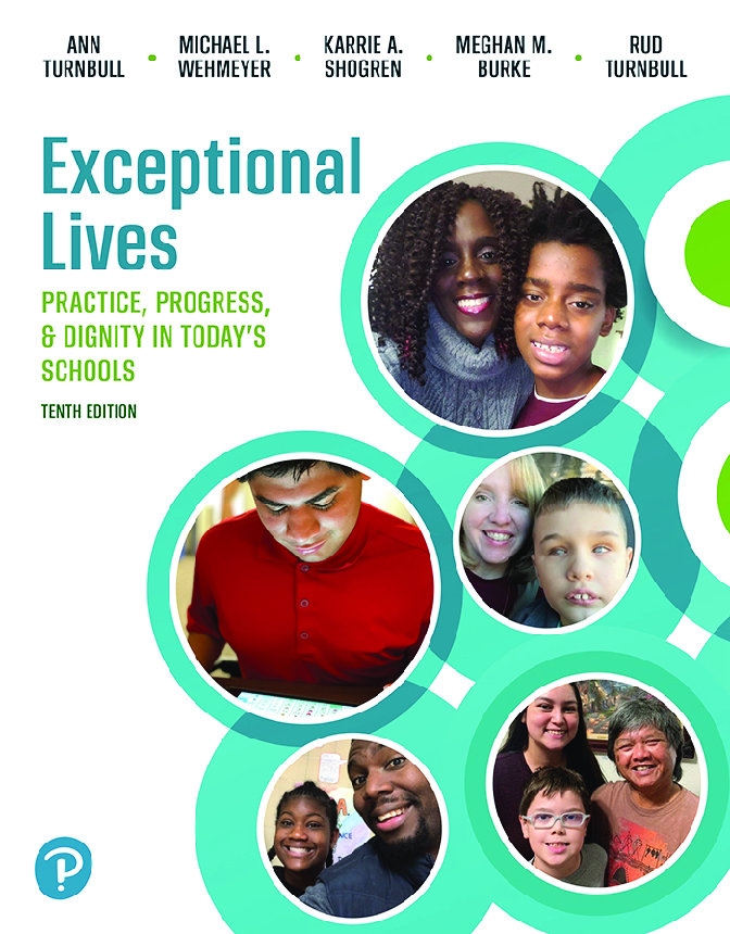 Preview of eBook Exceptional Lives Practice, Progress, and Dignity in Today's Schools 10e Turnbull, R