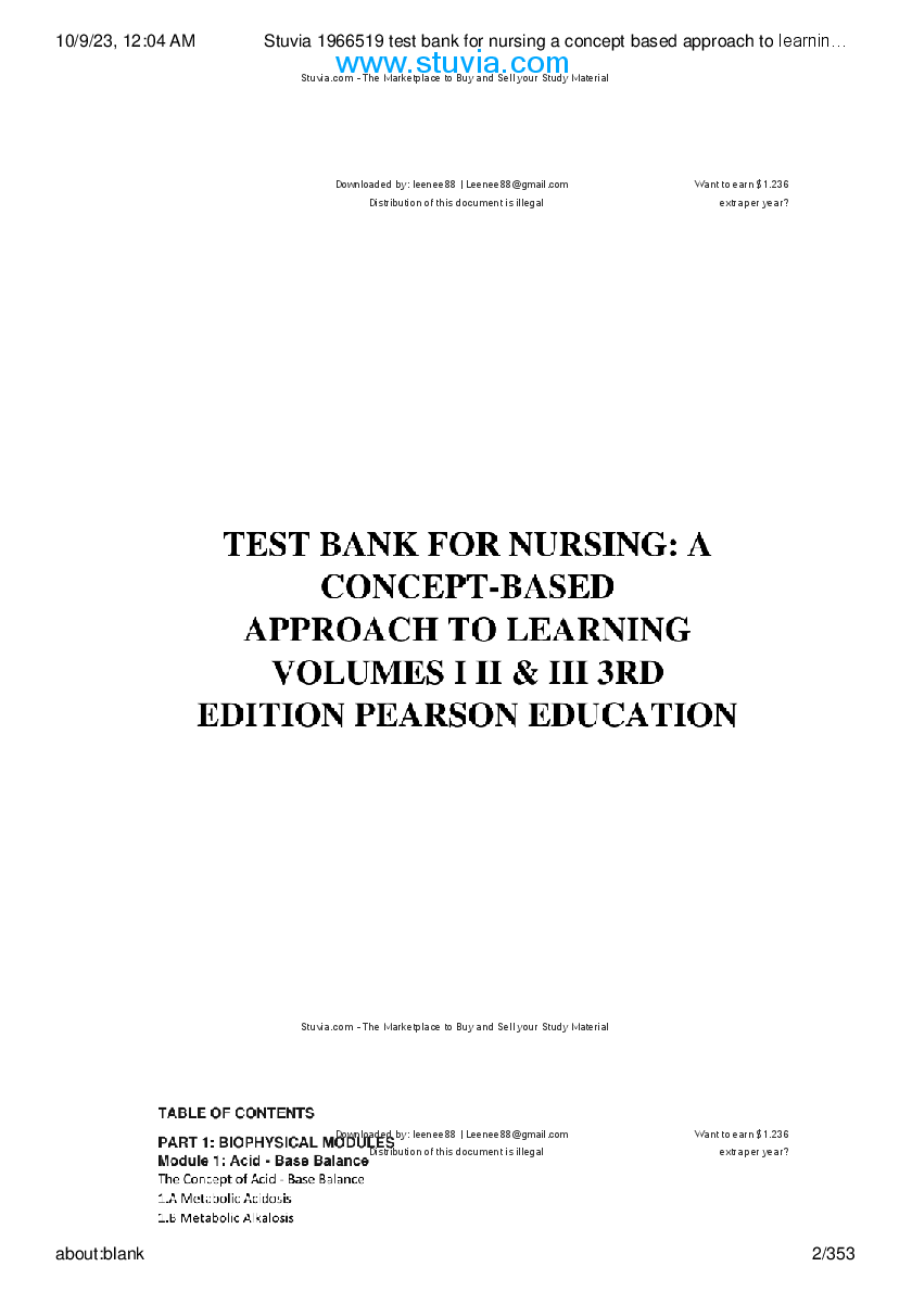 Preview image for Test_Bank_for_Nursing_A_Concept_Based_Approach_to_Learning,_Volume