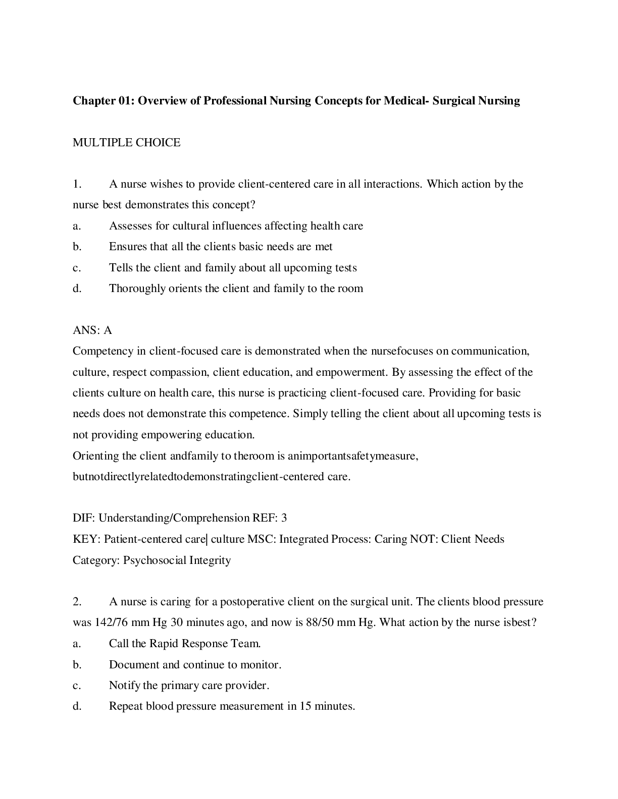 Preview image for Test_Bank_For_Medical_Surgical_Nursing_Concepts_for_Inter_professional