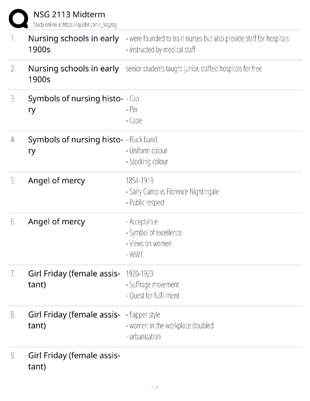 Preview image for NSG 2113 Midterm