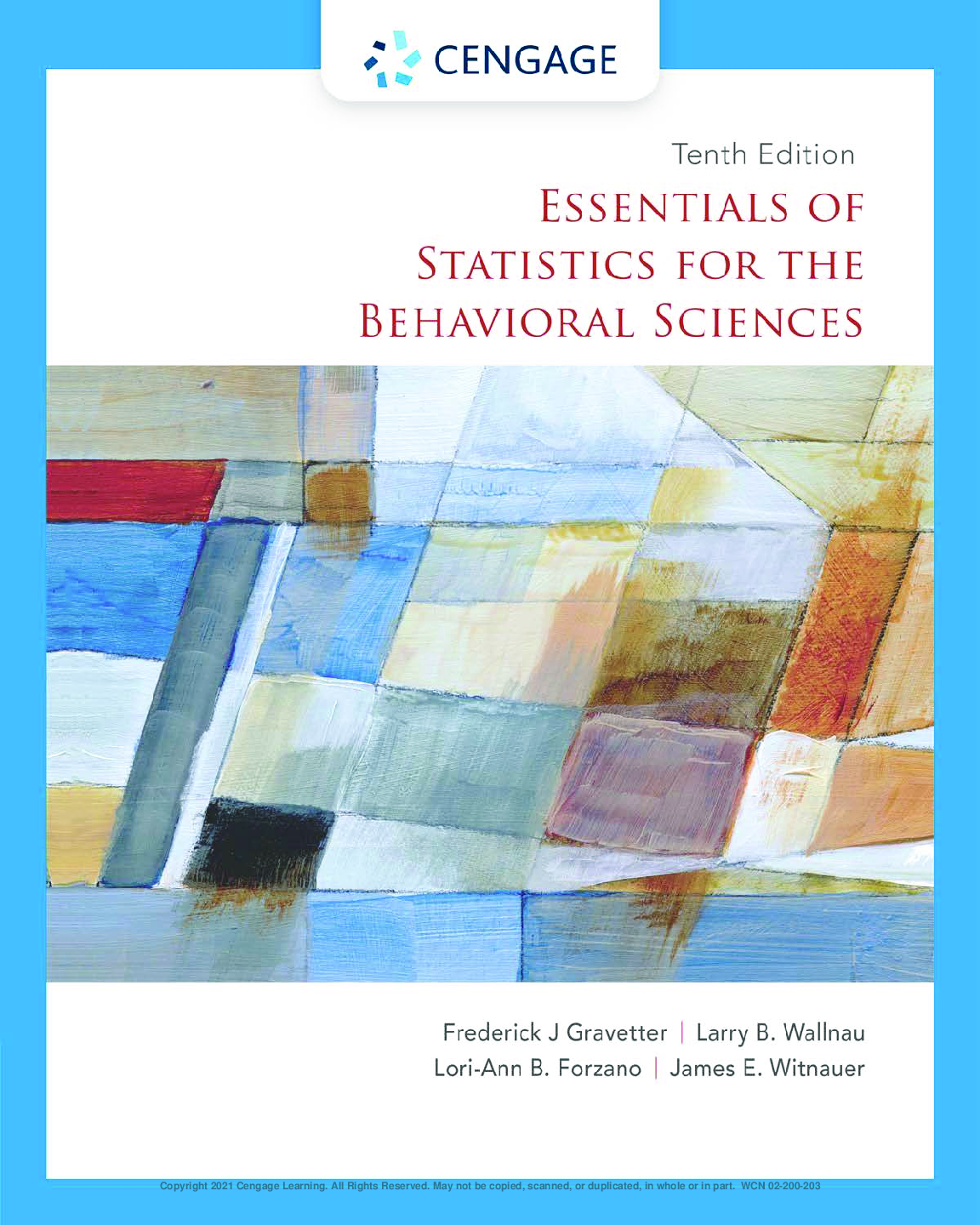 Preview of eBook Essentials of Statistics for the Behavioral Sciences 10th Edition By Frederick Gravetter, Larry Wallnau, Lori-Ann Forzano, James Witnauer