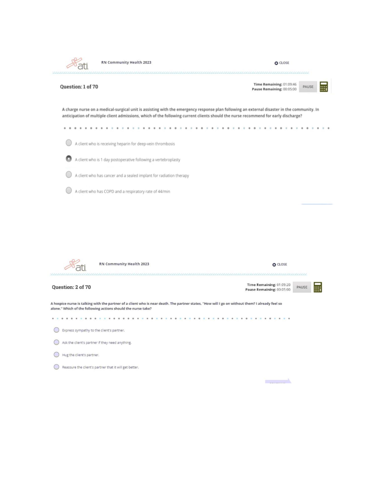 Preview image for ATI RN COMMUNITY HEALTH 2023 with NGN (AutoRecovered)