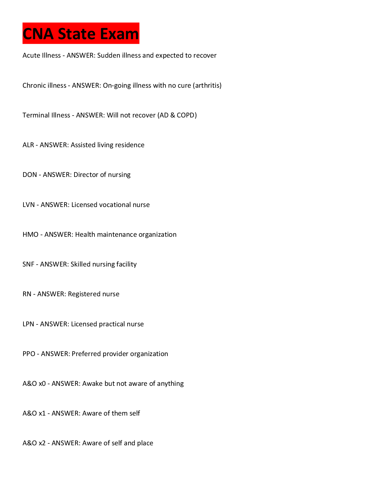 Preview image for CNA State