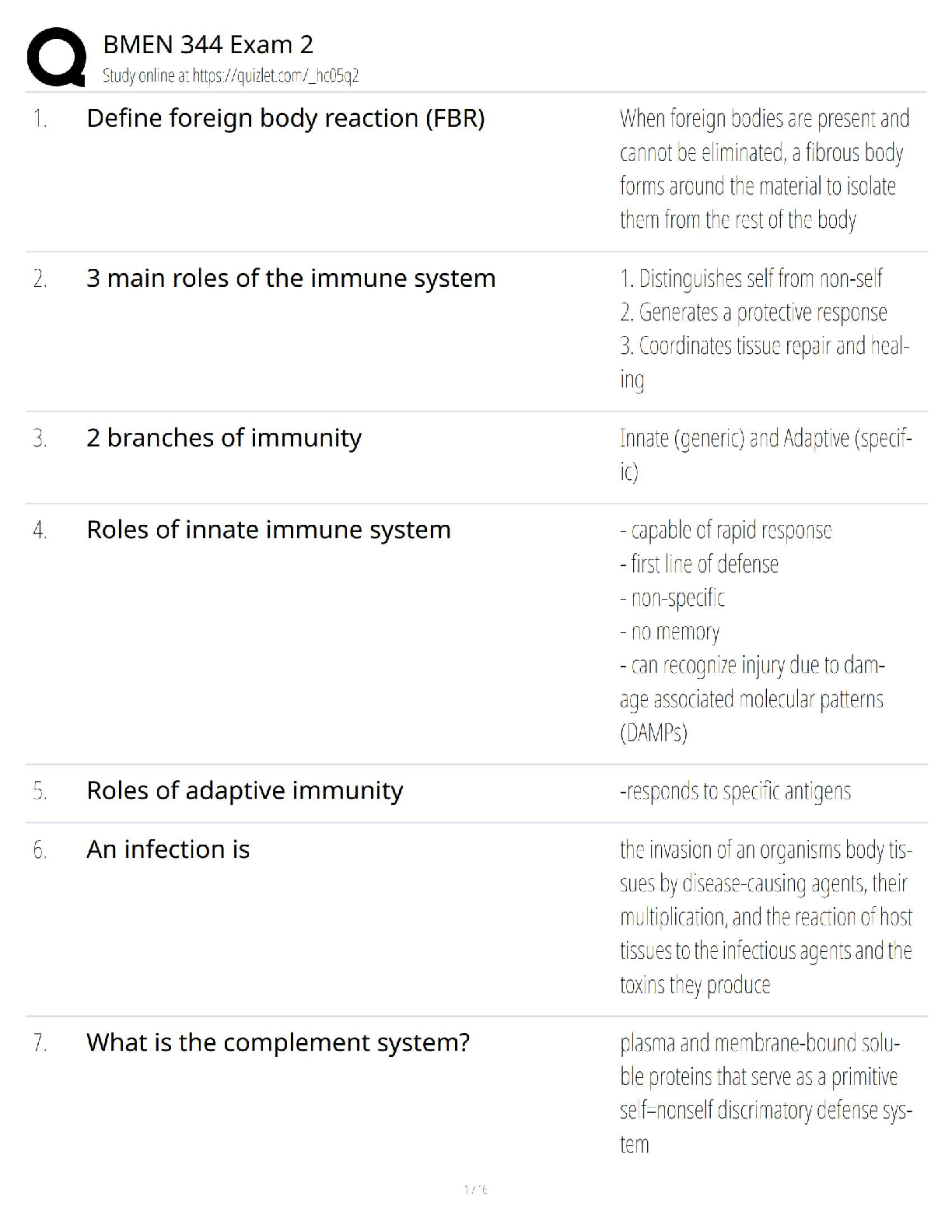 Preview image for BMEN 344 Exam 2