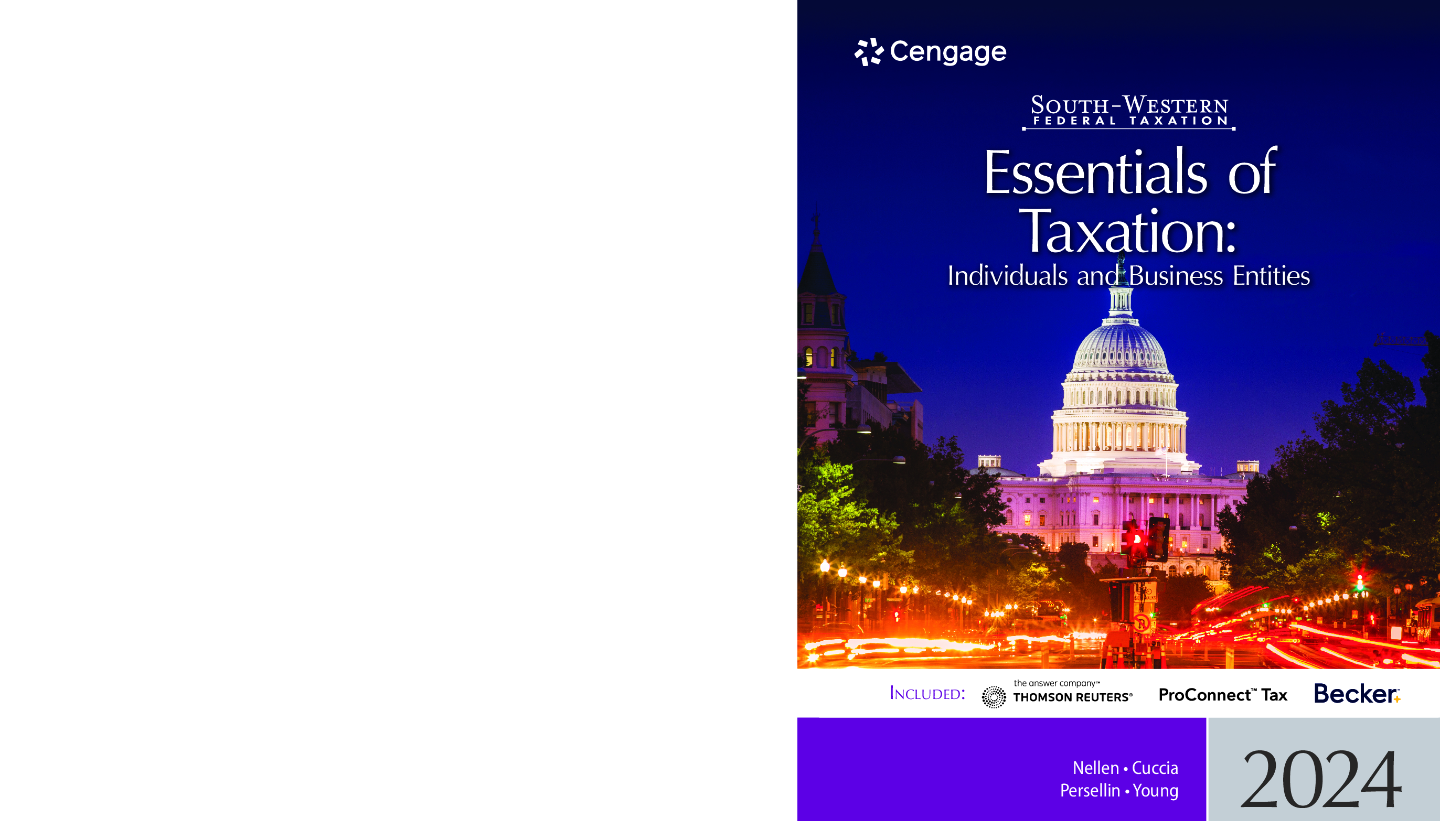 Recommended document preview for eBook South-Western Federal Taxation 2024 Essentials of Taxation Individuals and Business Entities 27th Edition By Annette Nellen , Andrew Cuccia , Mark Persellin  , James Young