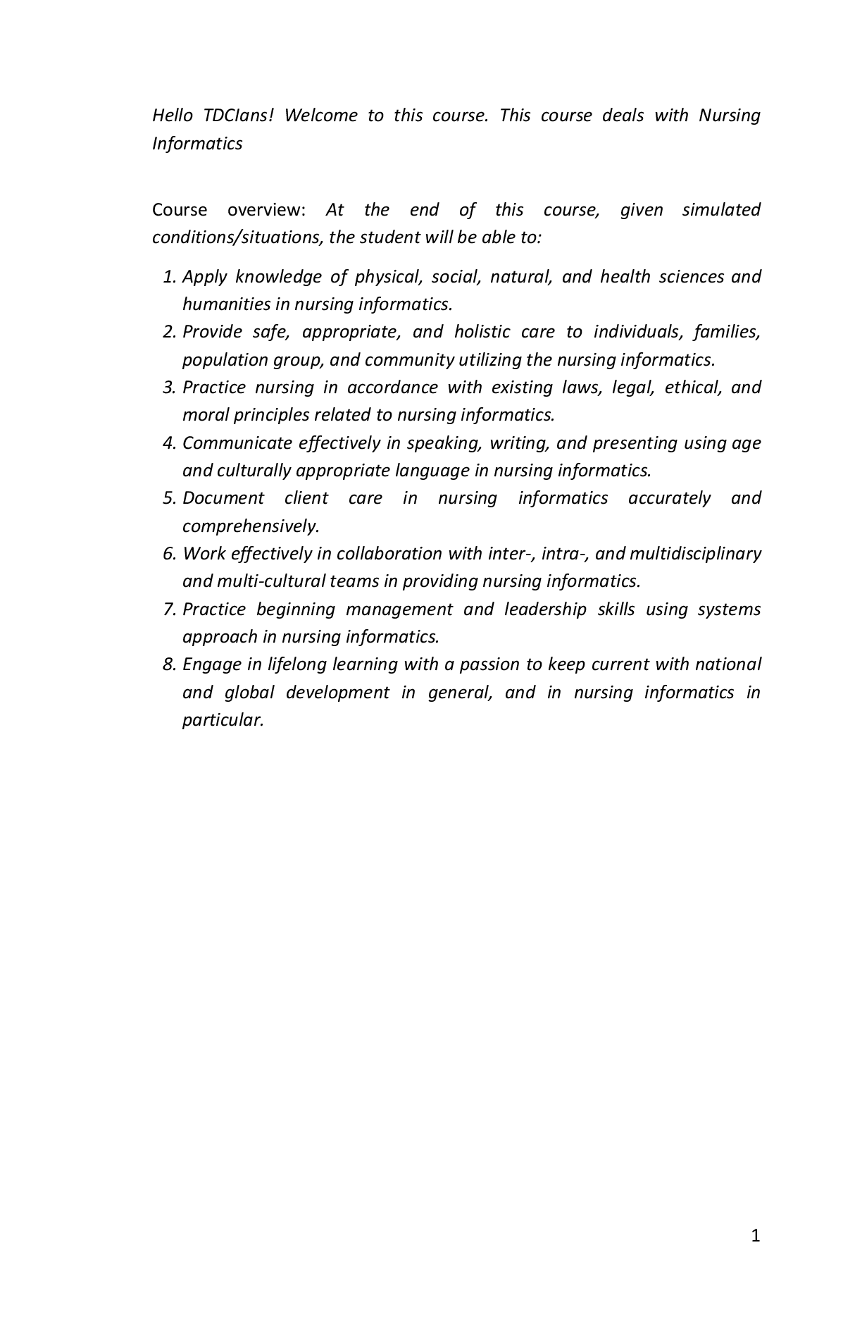 Preview image for Nursing  Informatics