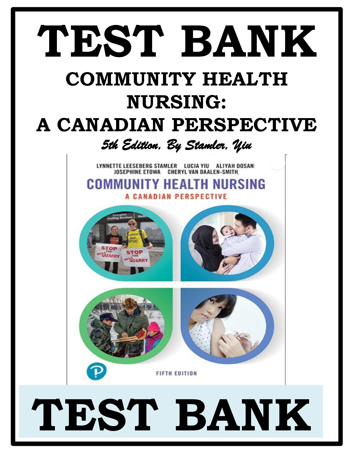 Preview image for TEST BANK  COMMUNITY HEALTH  NURSING:  A CANADIAN PERSPECTIVE