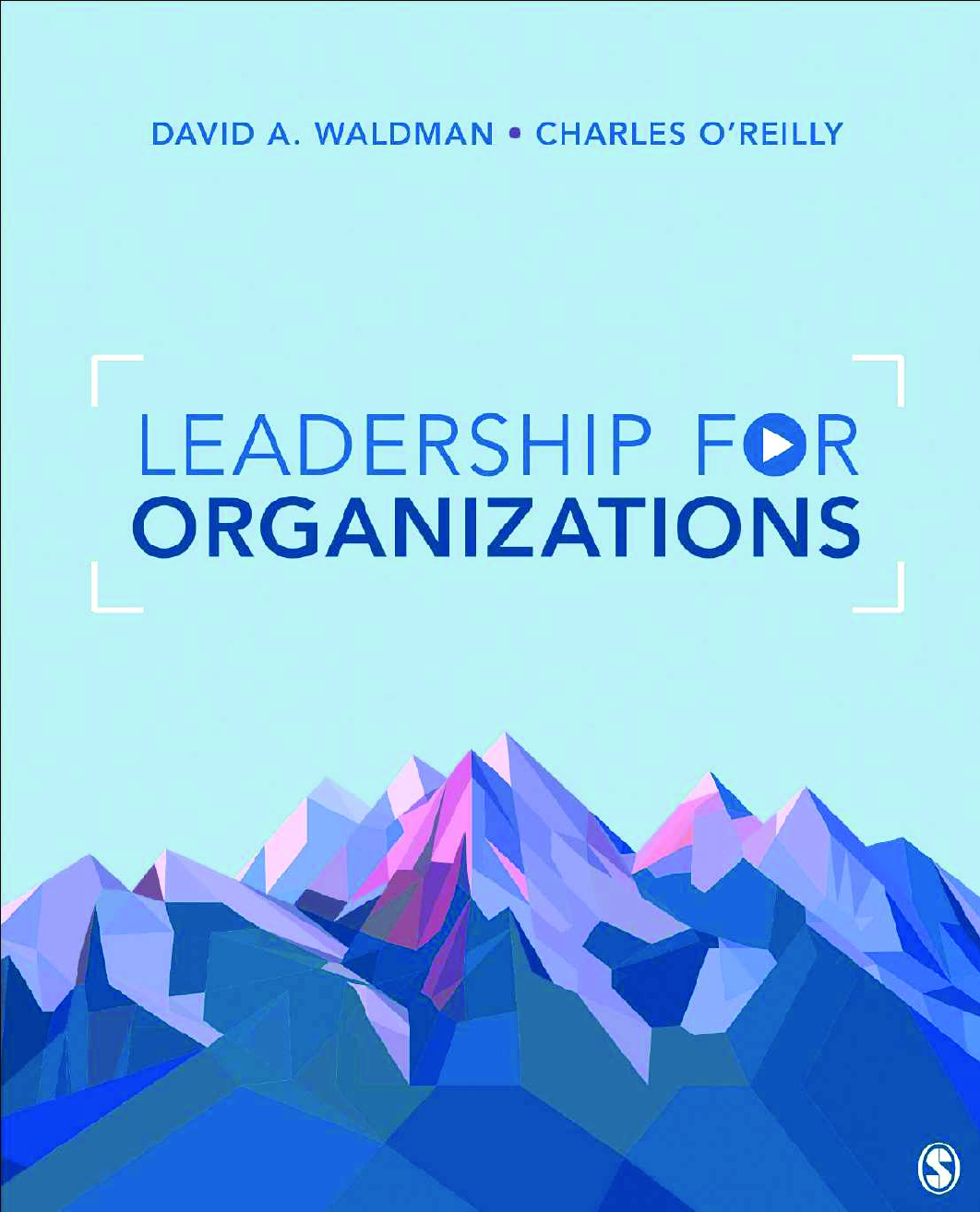 Preview image for eBook PDF Leadership for Organizations 1st Interactive Edition By David Waldman, Charles O'Reilly