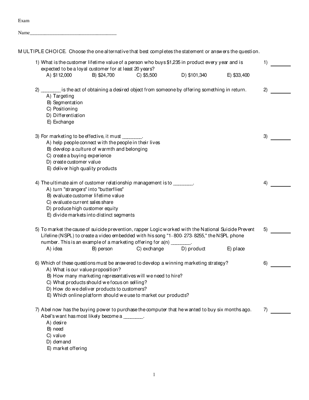 Preview image for Test Bank for Marketing An Introduction, 16th edition Gary Armstrong Philip Kotler Sridhar Balasubramanian