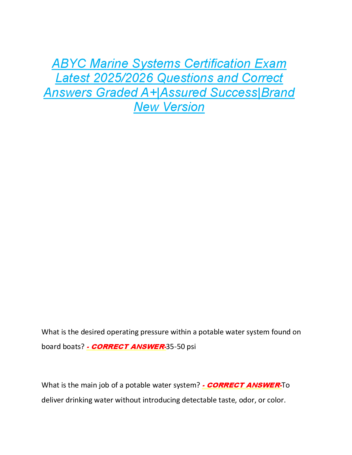 Restorative Dentistry Exam Review Latest  2025/2026 Questions and Correct Answers  Graded A+|Brand New Version