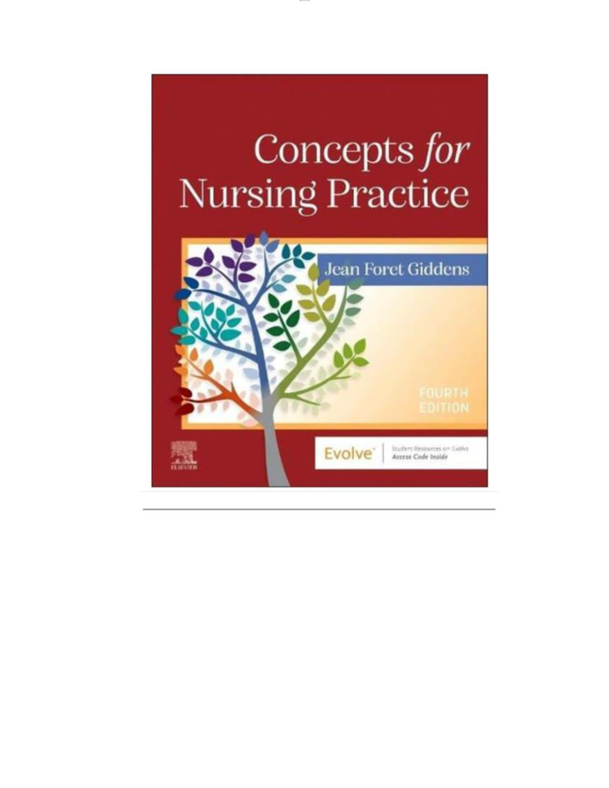 Preview image for Test Bank Concepts for Nursing Practice 4th Edition by Jean Foret Giddens Complete All Chapters 1-57! ALREADY RATED A+ 100% CORRECT ANSWERS