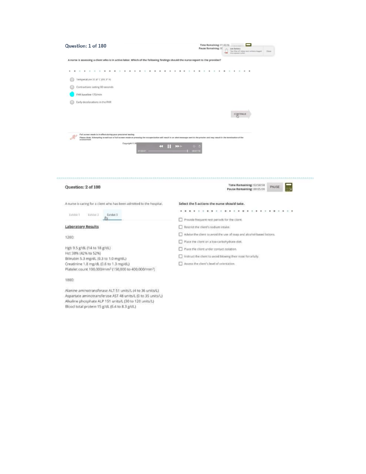 Preview image for ATI RN Comprehensive predictor Exit 2023/2025 Exam with NGN 180 Questions and Answers