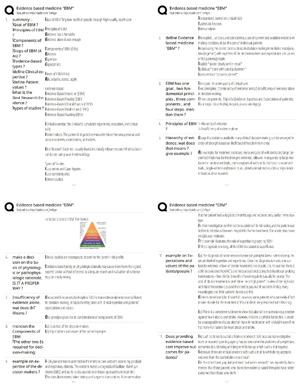 Preview of Evidence-Based Medicine   2025 Update / Study Guide & Test Bank