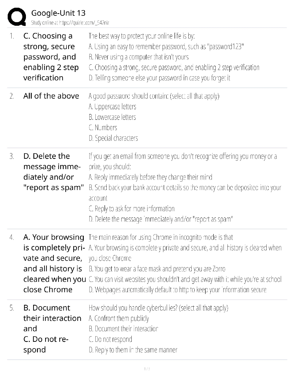 Chapter 6 Certification Style Quiz / Comprehensive Exam Guide / 2025 Update / Score 100%