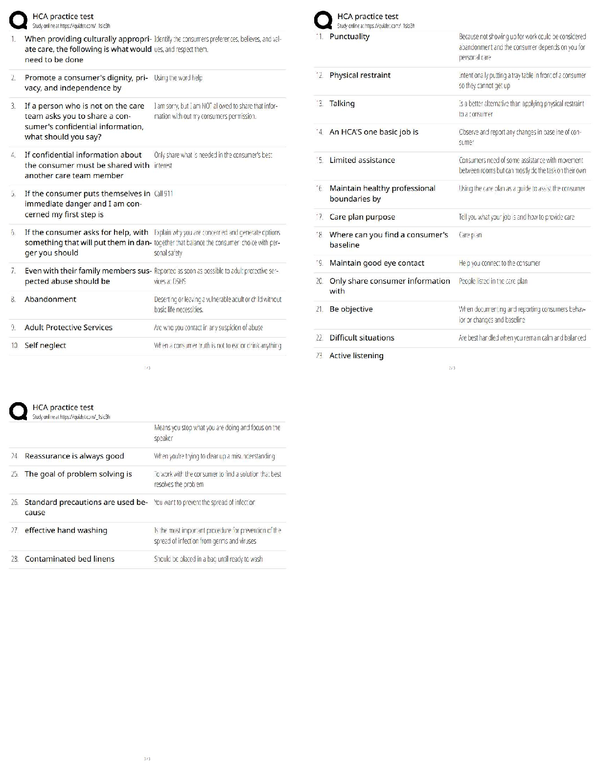 Preview of HCA Practice Test   2025 Update / Study Guide &amp; Test Bank