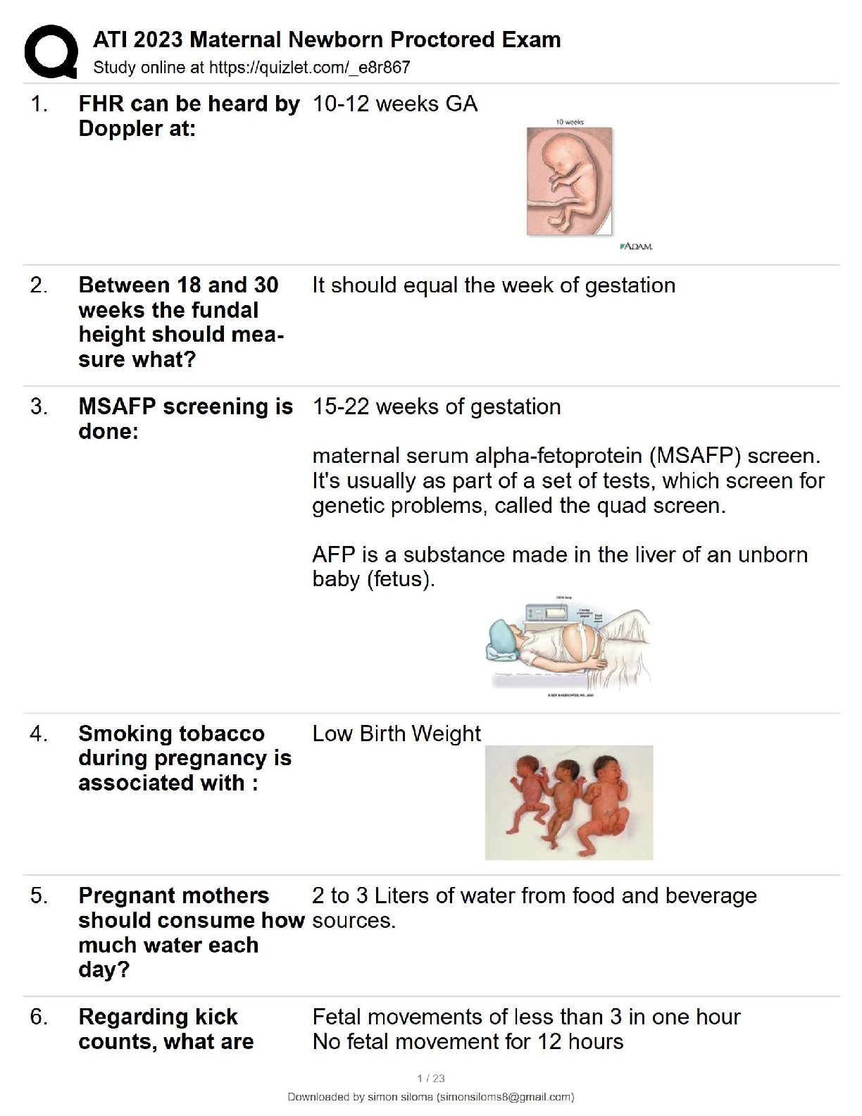 Preview of Maternal Newborn Theory (NUR 3320) / OB ATI Exam Prep / 2025 Updated Study Guide + Test Bank –  