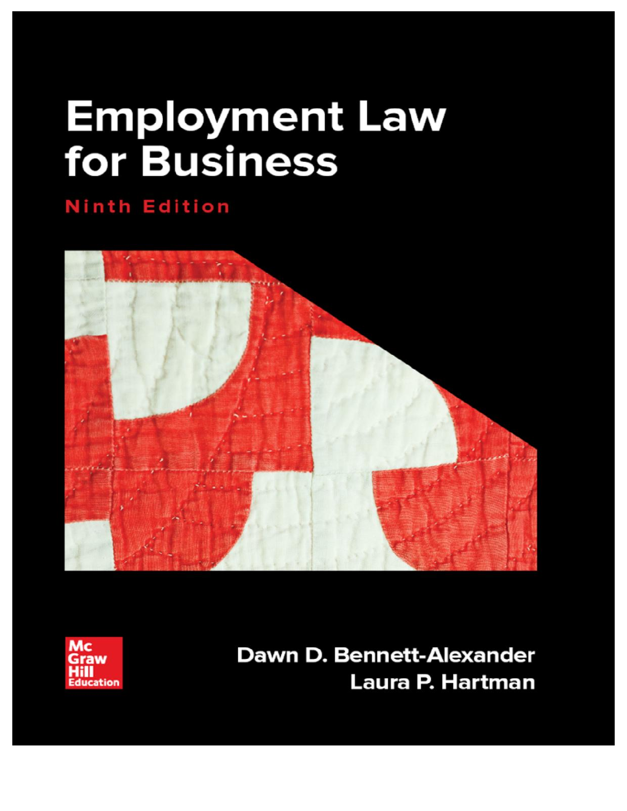 Preview image for eBook (EPUB) Employment Law for Business 9th Edition By Dawn Bennett-Alexander, Laura Hartman