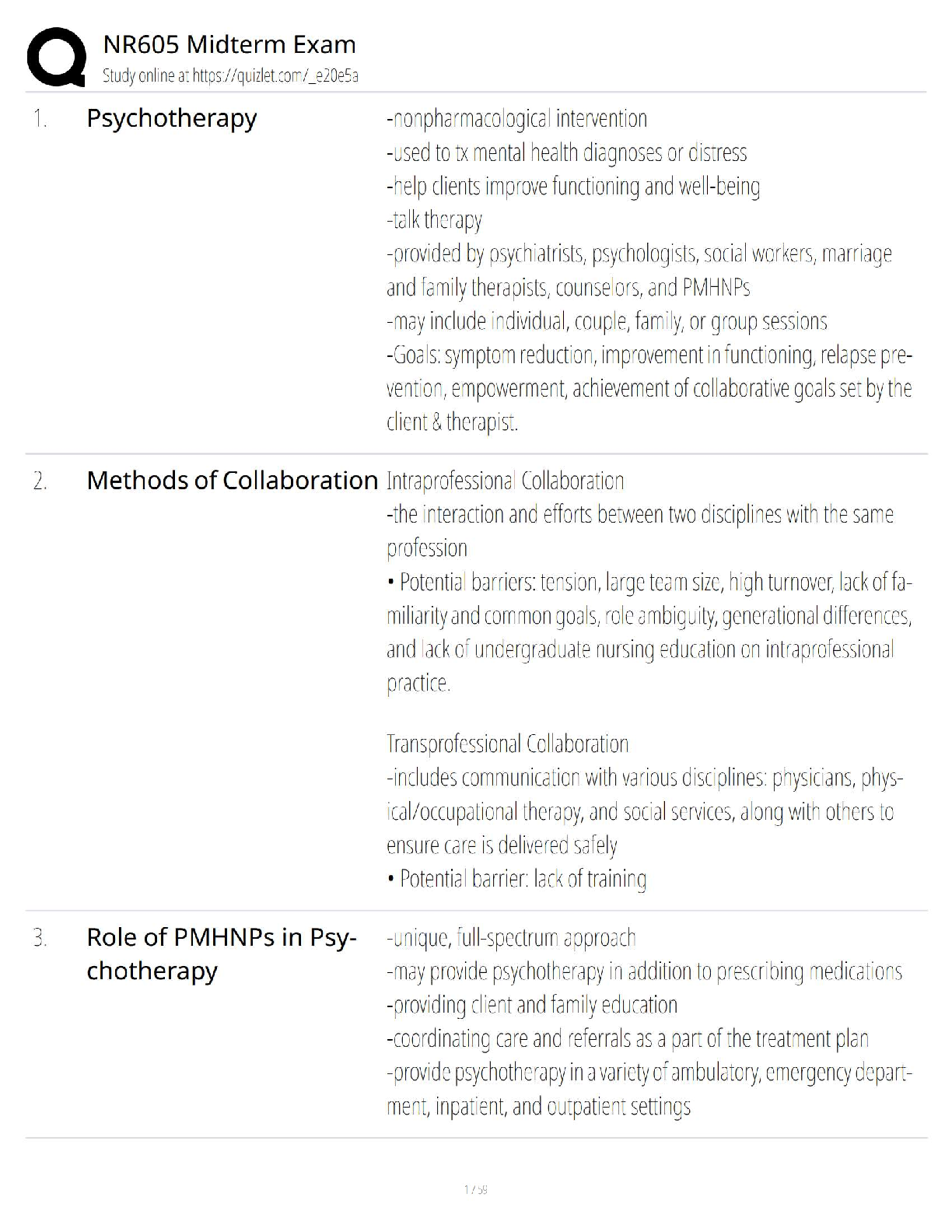 Recommended document preview for NR605 Midterm Exam / Advanced Pathophysiology NP / 2025 Test Bank with Rationales –  